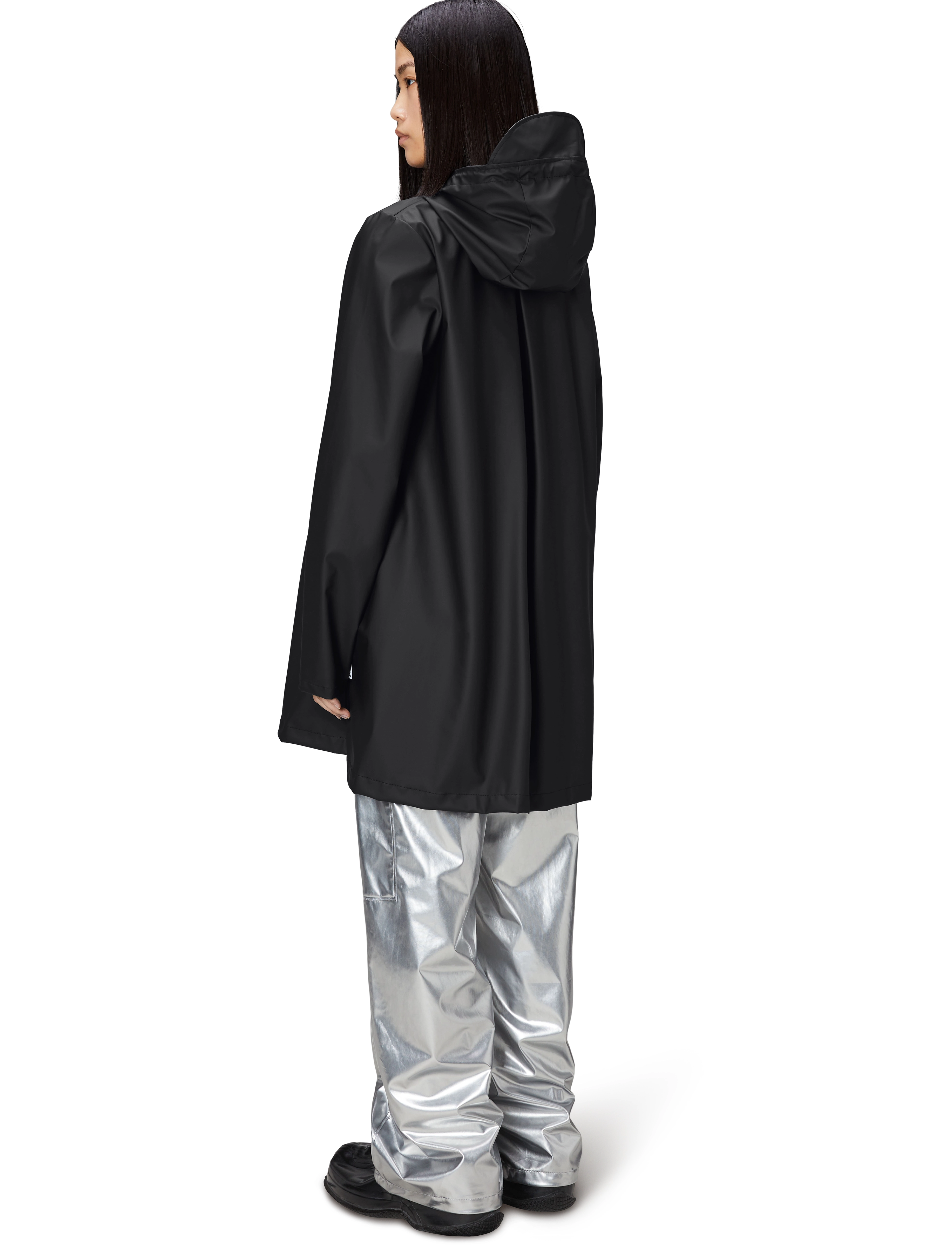 Rains - A-Line W Jacket W3 - regenmäntel - black - 3