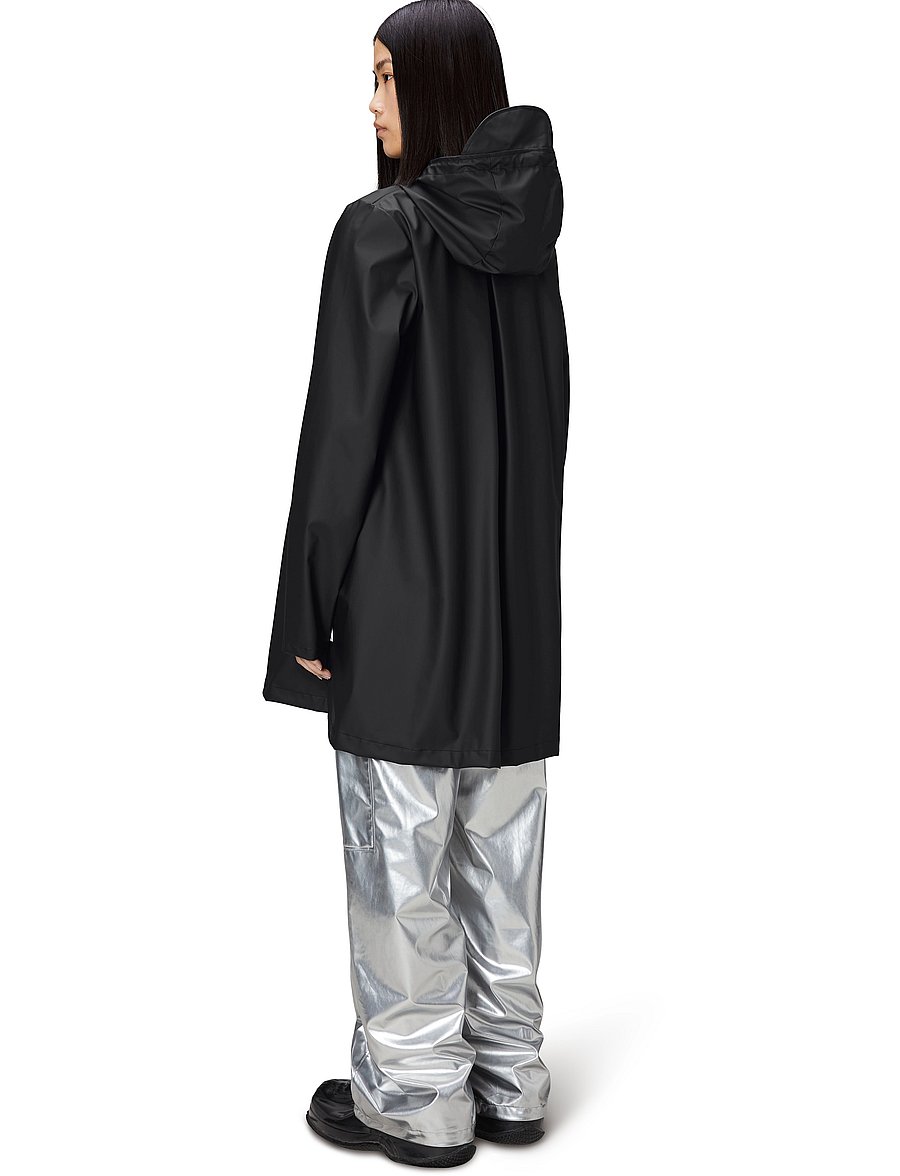 Rains - A-Line W Jacket W3 - regenmäntel - black - 3