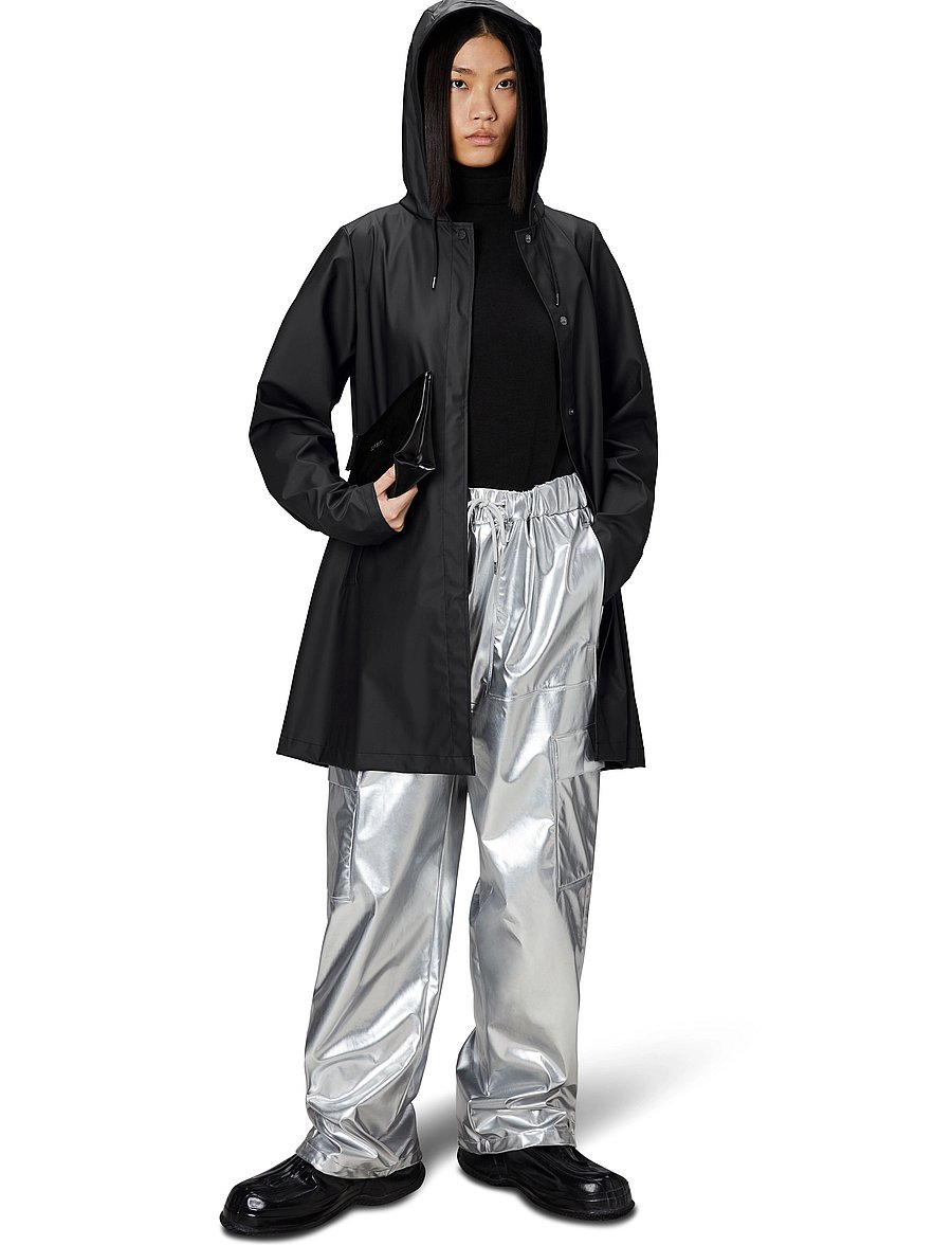 Rains - A-Line W Jacket W3 - regenmäntel - black - 4