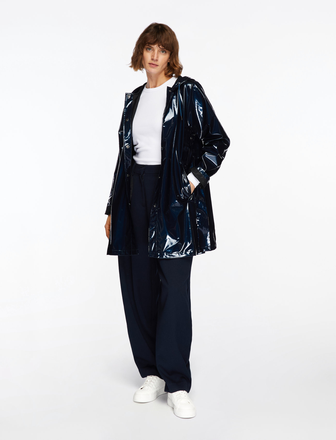 Rains - A-Line W Jacket W3 - regnjakker - spill - 2