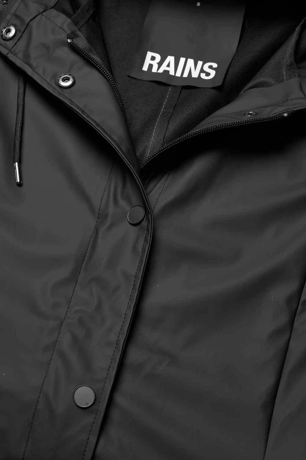 Rains - Curve W Jacket W3 - regnjackor - 01 black - 3