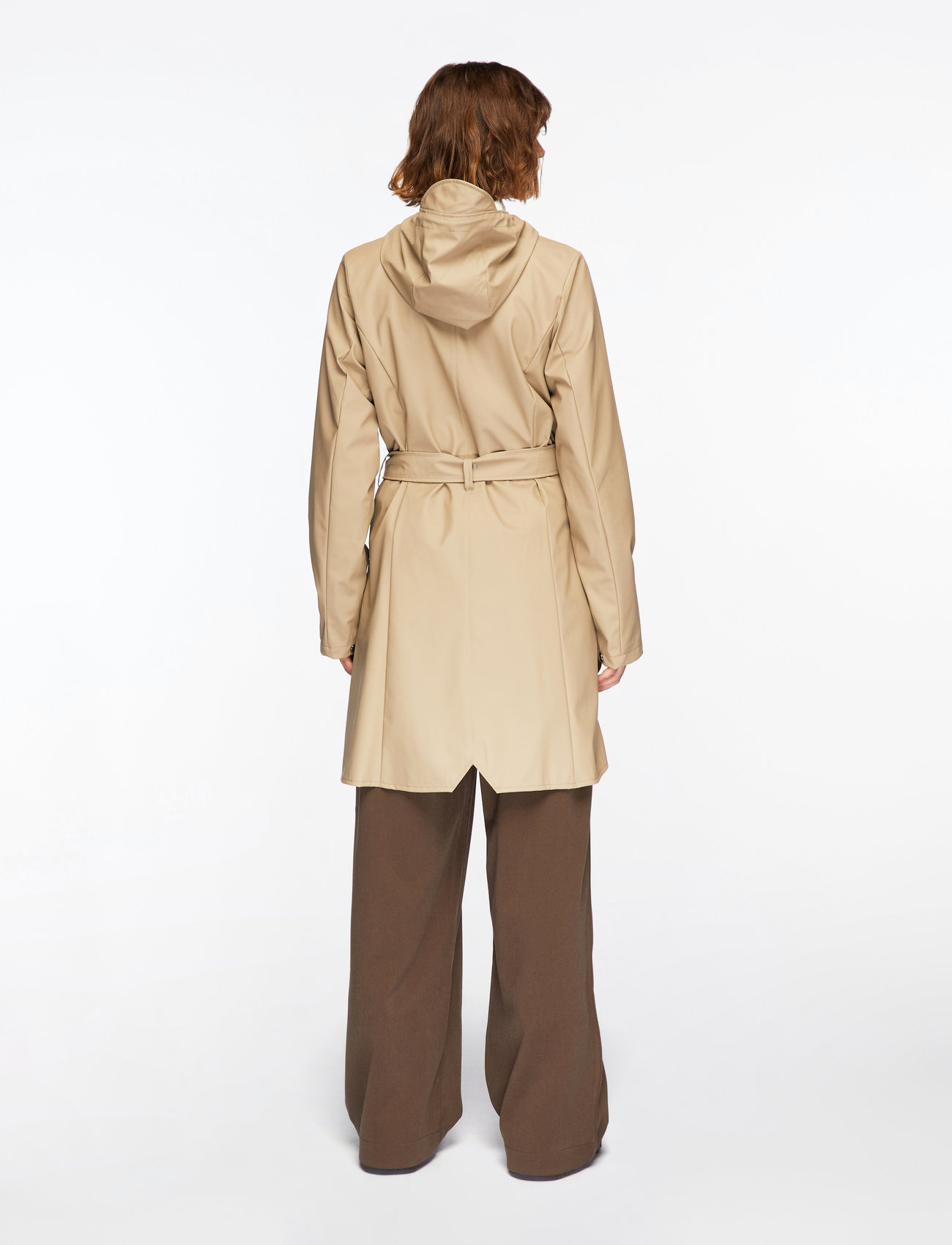 Rains - Curve W Jacket W3 - regnjakker - beige - 4