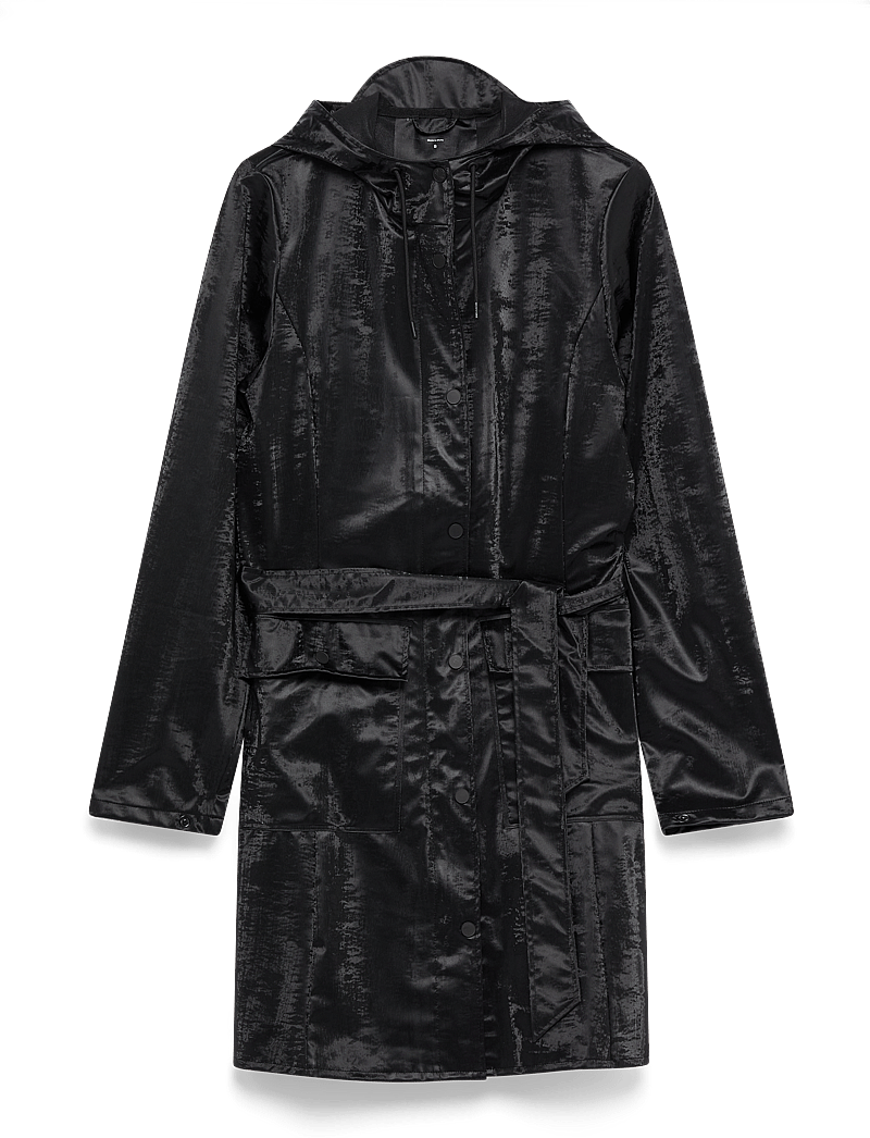 Rains - Curve W Jacket W3 - regnjakker - coal - 1