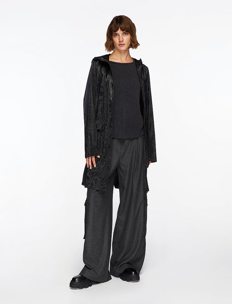 Rains - Curve W Jacket W3 - regnjakker - coal - 2