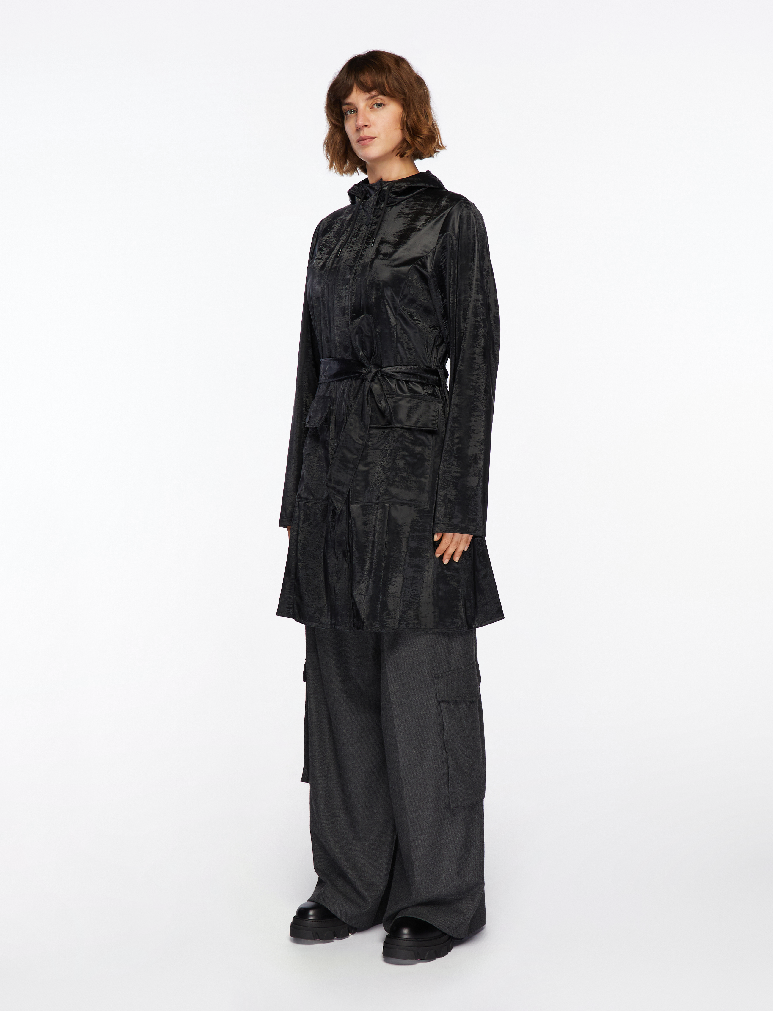 Rains - Curve W Jacket W3 - outerwear - coal - 3