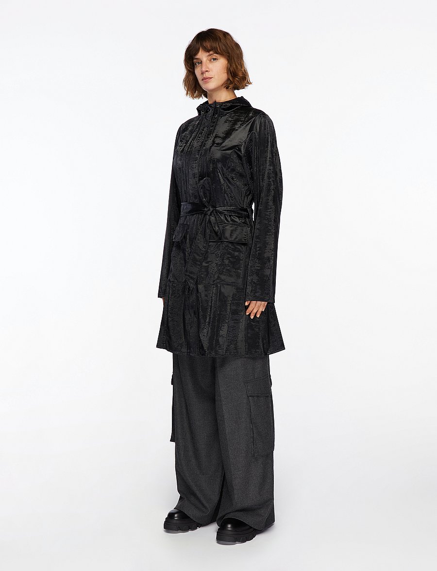 Rains - Curve W Jacket W3 - płaszcze przeciwdeszczowe - coal - 3