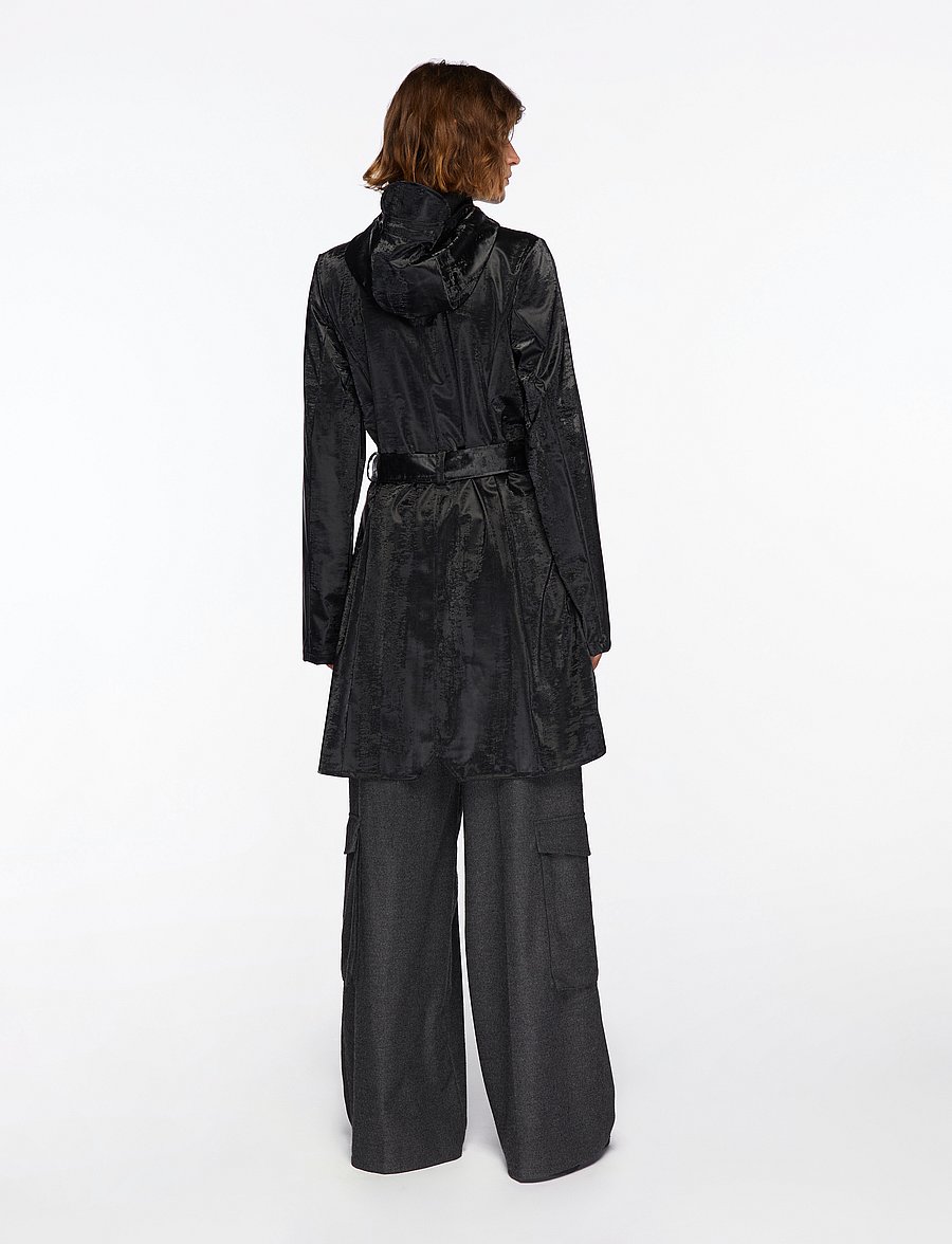 Rains - Curve W Jacket W3 - płaszcze przeciwdeszczowe - coal - 4