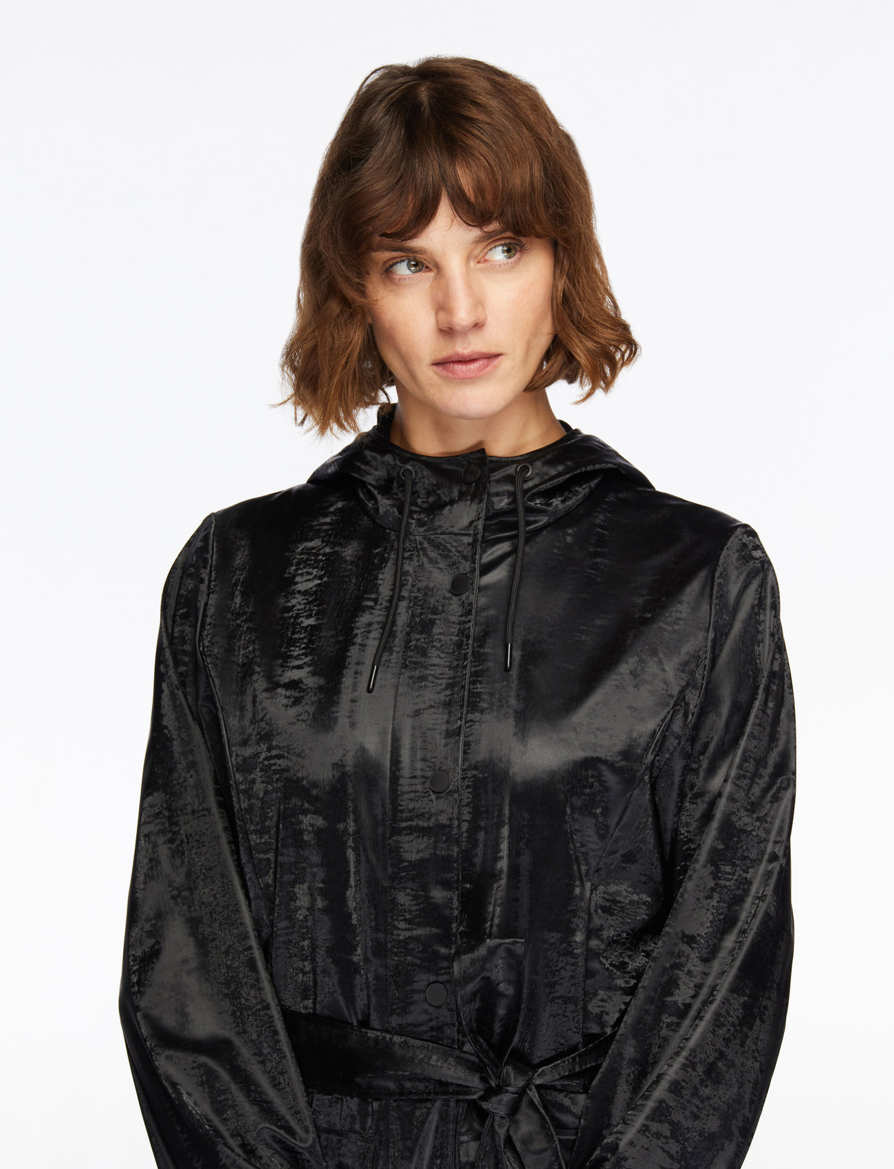Rains - Curve Long Jacket W3 - Üleriided - coal - 5