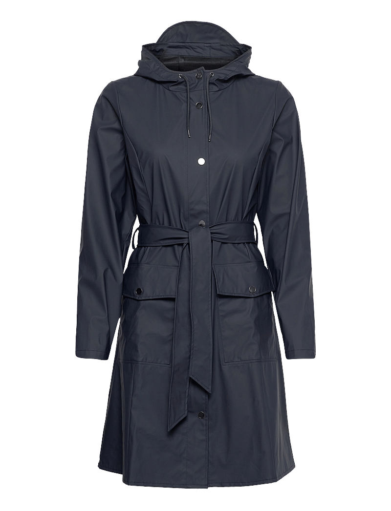 Rains - Curve W Jacket W3 - regnjakker - navy - 1