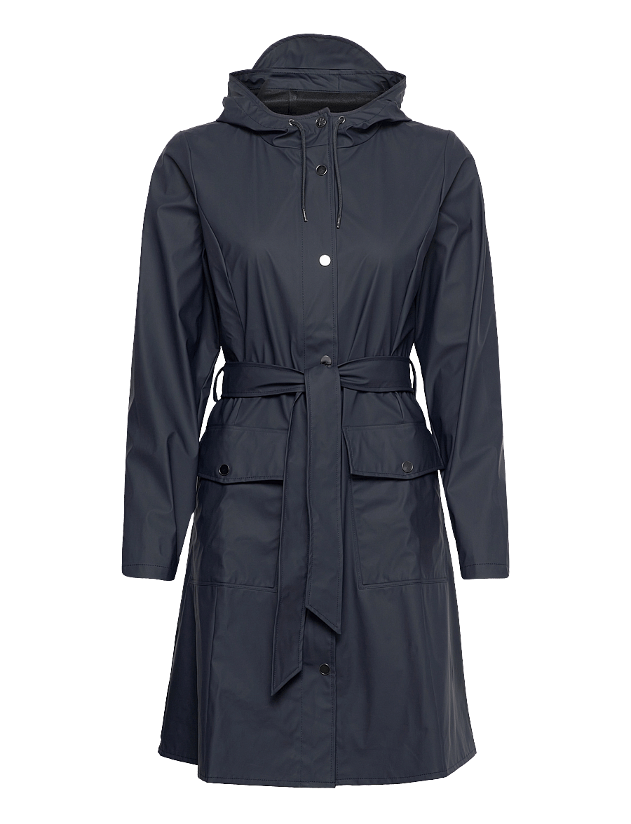 Rains - Curve W Jacket W3 - regnjakker - navy - 1