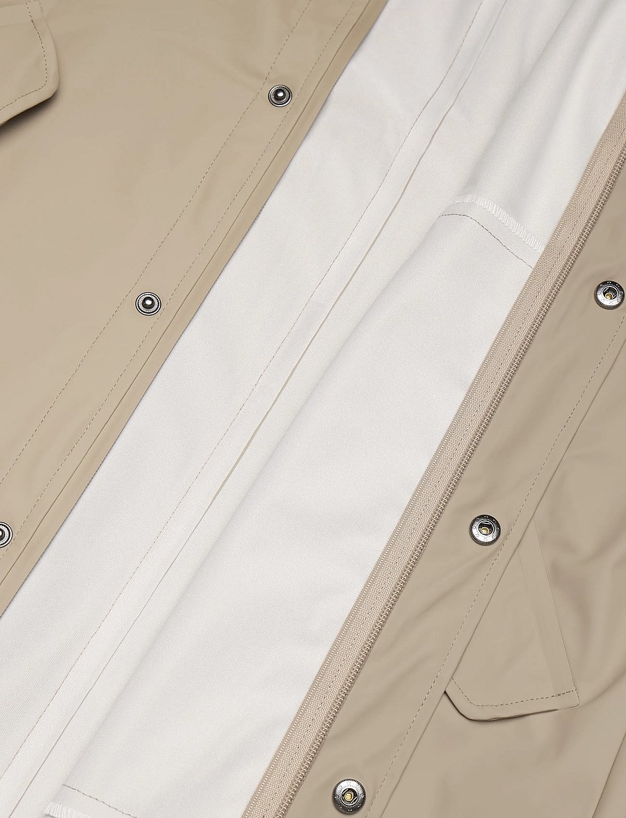 Rains - Fishtail Parka W3 - regnjackor - beige - 4