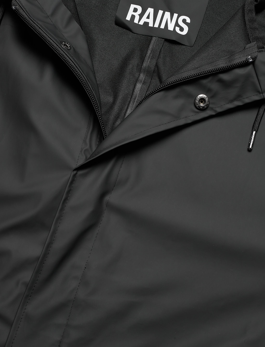 Rains - Fishtail Parka W3 - regenmäntel - black - 4