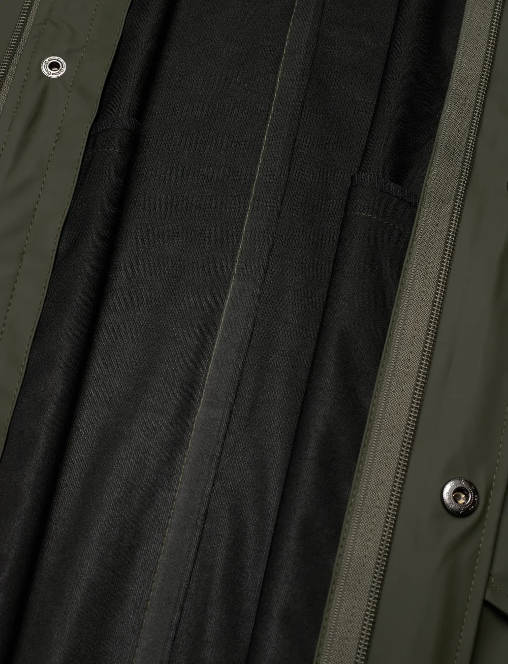 Rains - Fishtail Parka W3 - regnjackor - green - 5