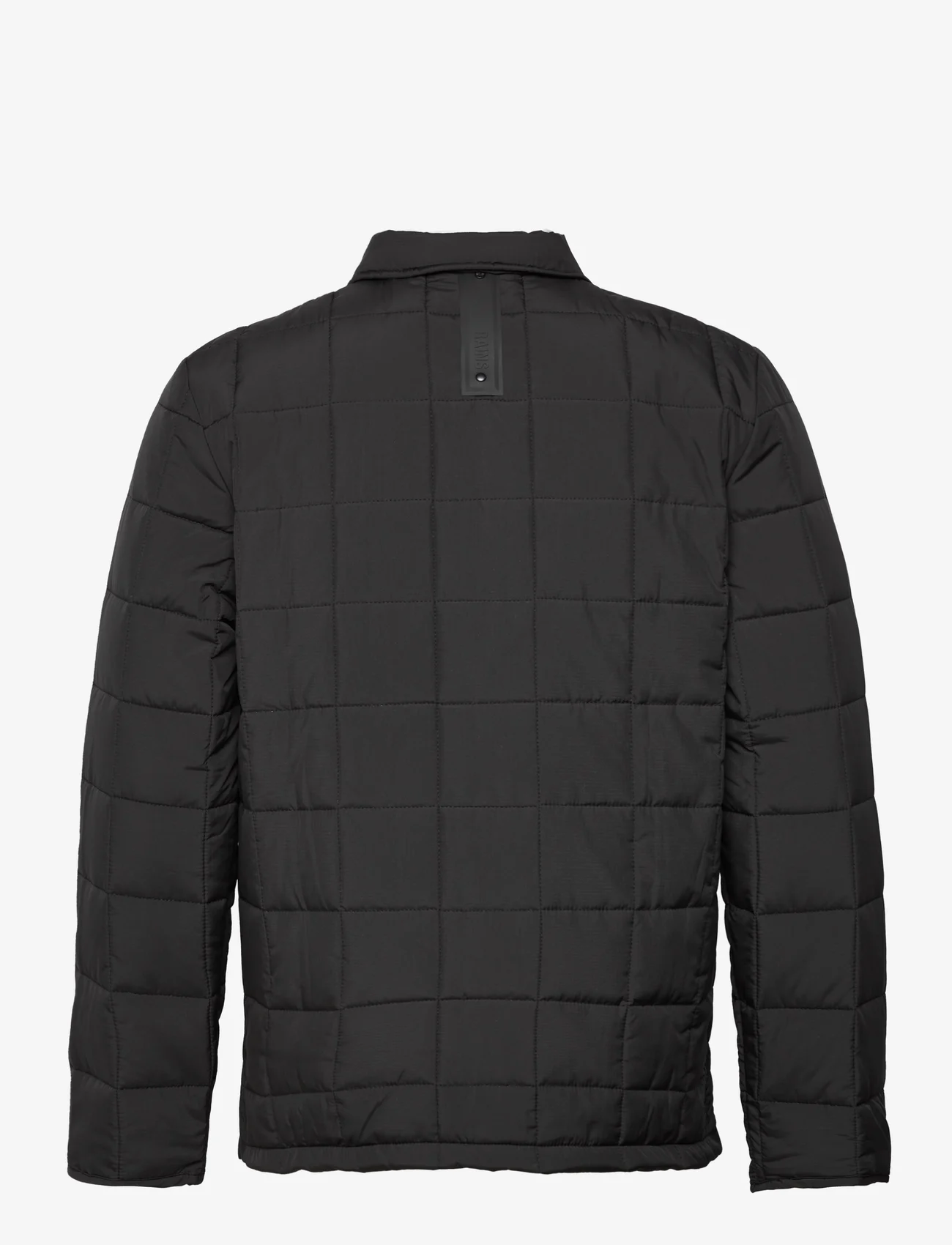 Rains - Liner Shirt Jacket W1T1 - pavasarinės striukės - 01 black - 1