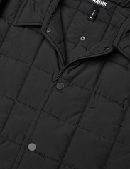 Rains - Liner Shirt Jacket W1T1 - vårjakker - 01 black - 2