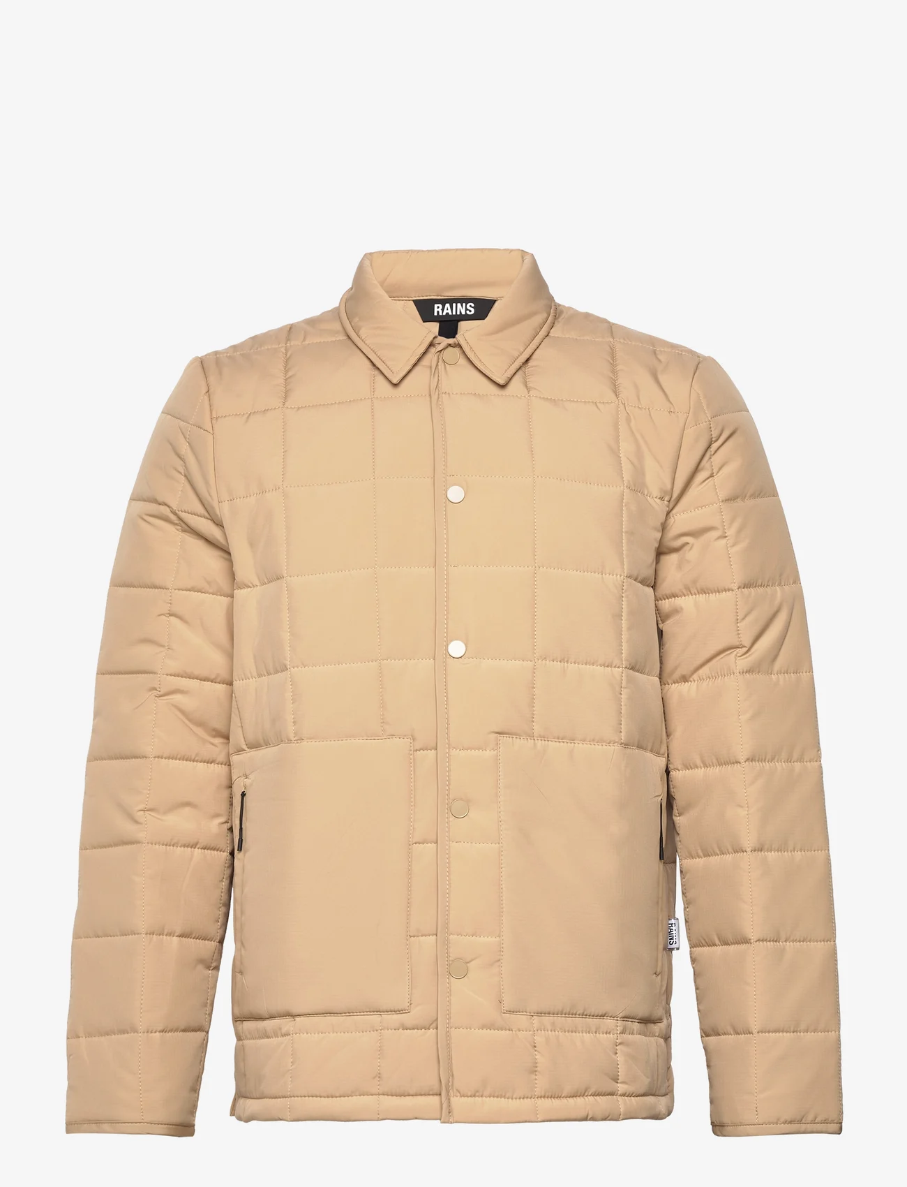 Rains - Liner Shirt Jacket W1T1 - forårsjakker - 24 sand - 0