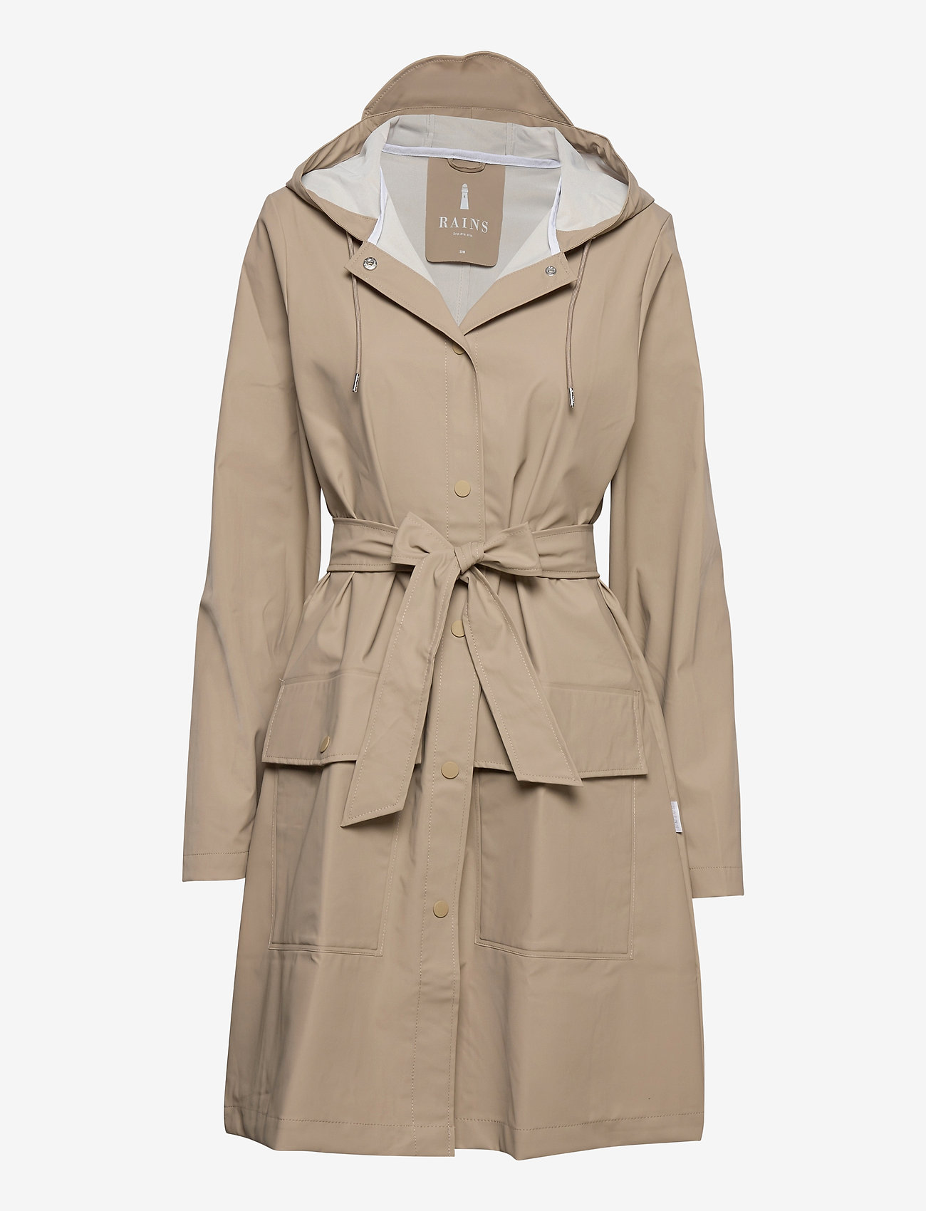 Rains - Belt Jacket - beige - 0