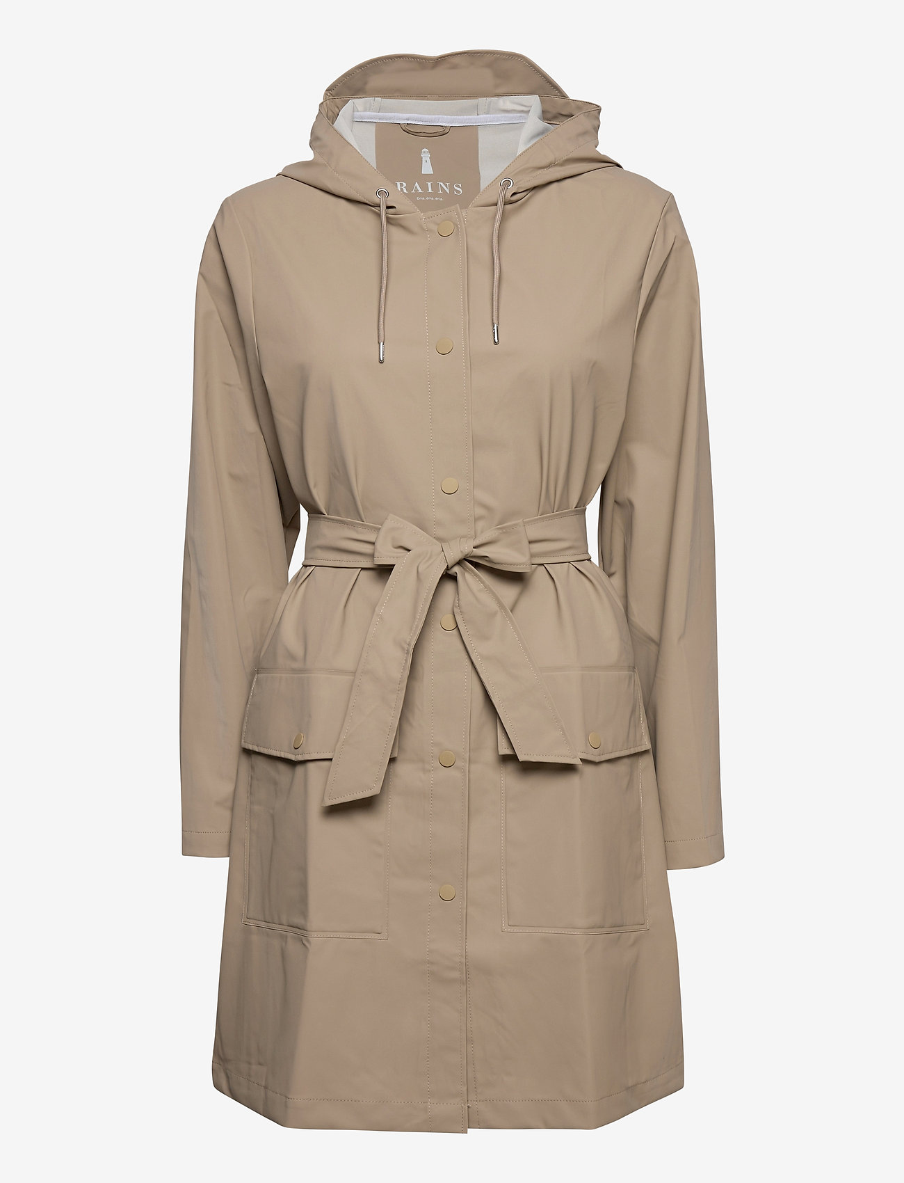 Rains - Belt Jacket - beige - 1