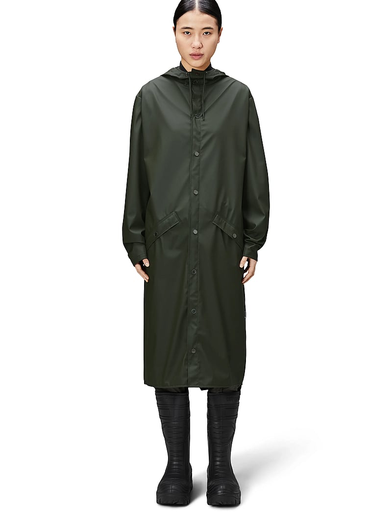 Rains - Longer Jacket W3 - 03 green - 3