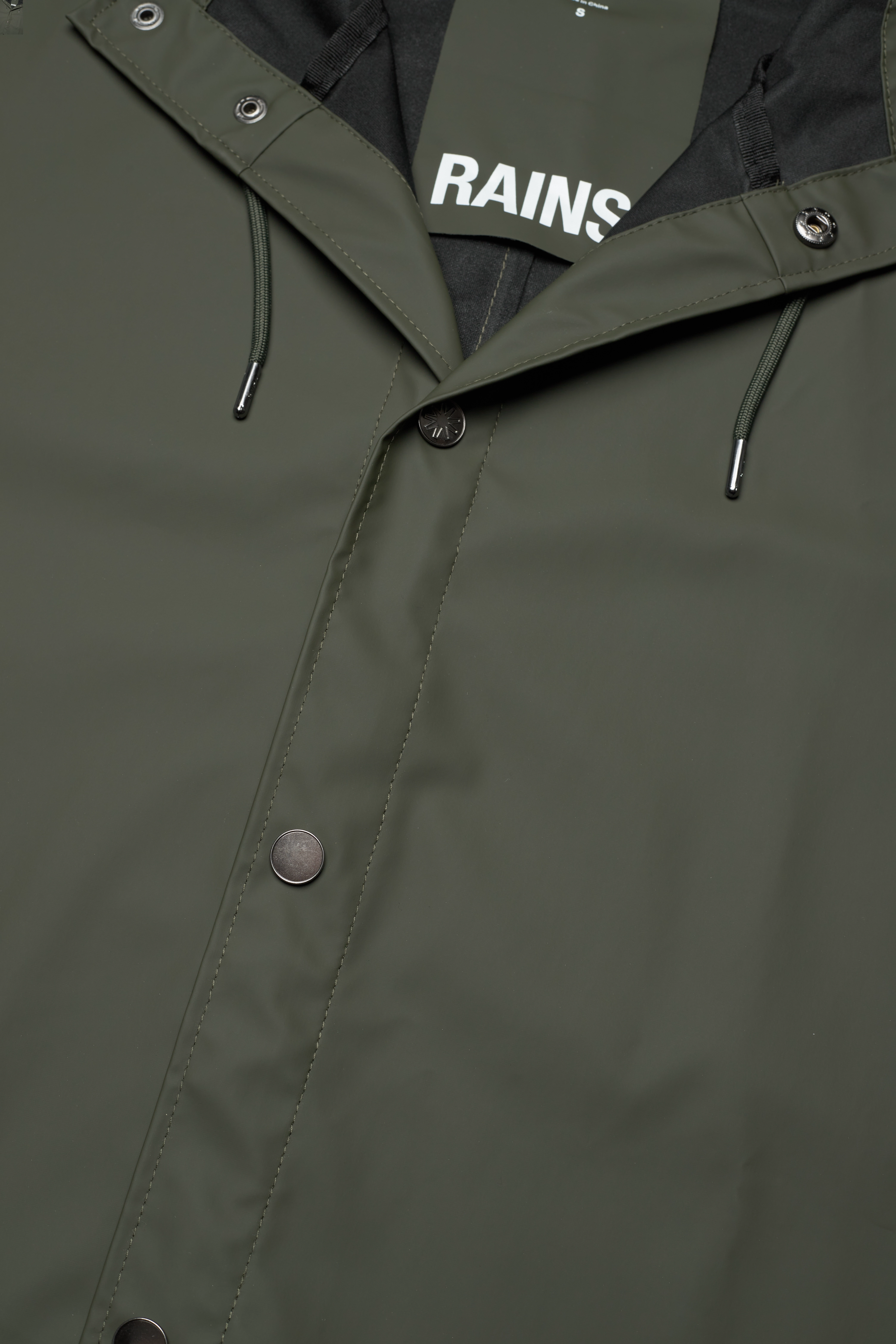 Rains - Longer Jacket W3 - 03 green - 4