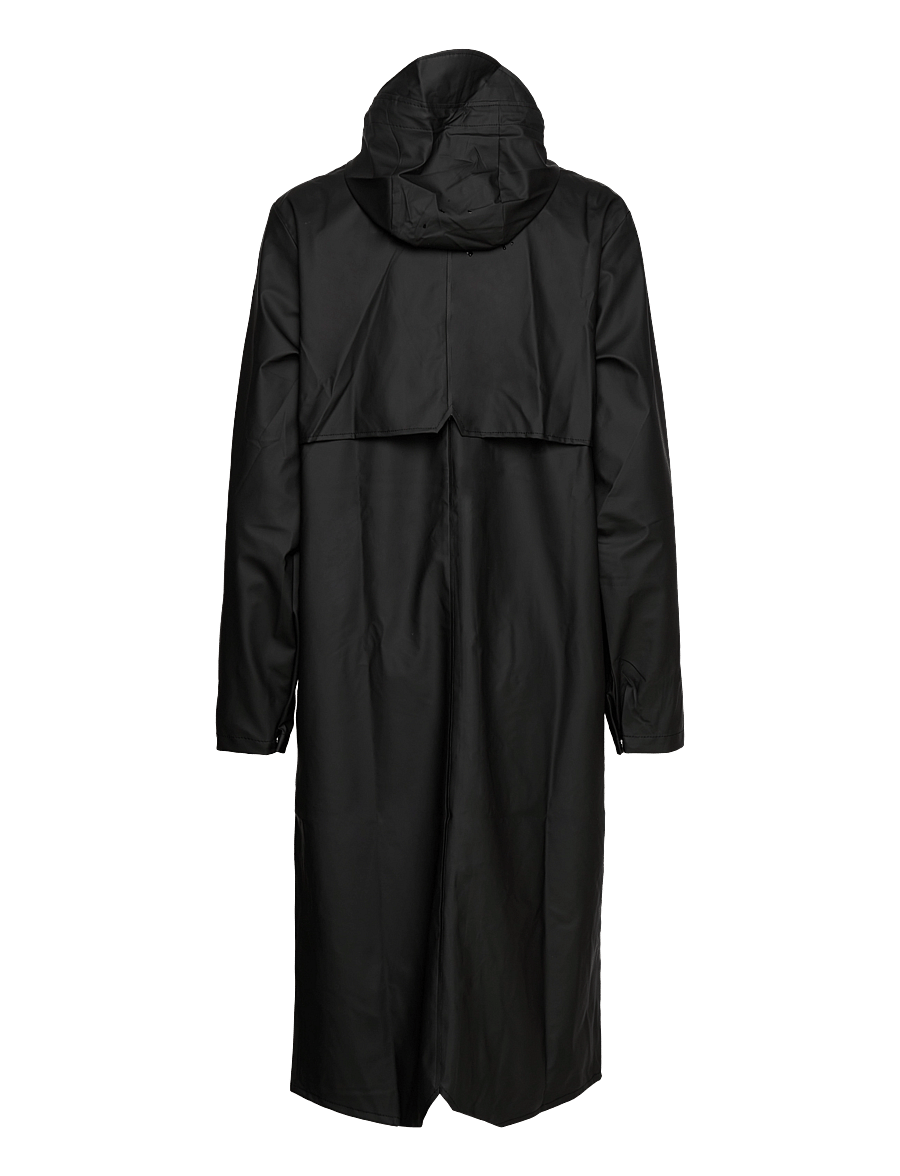 Rains - Longer Jacket - regnjakker - black - 2