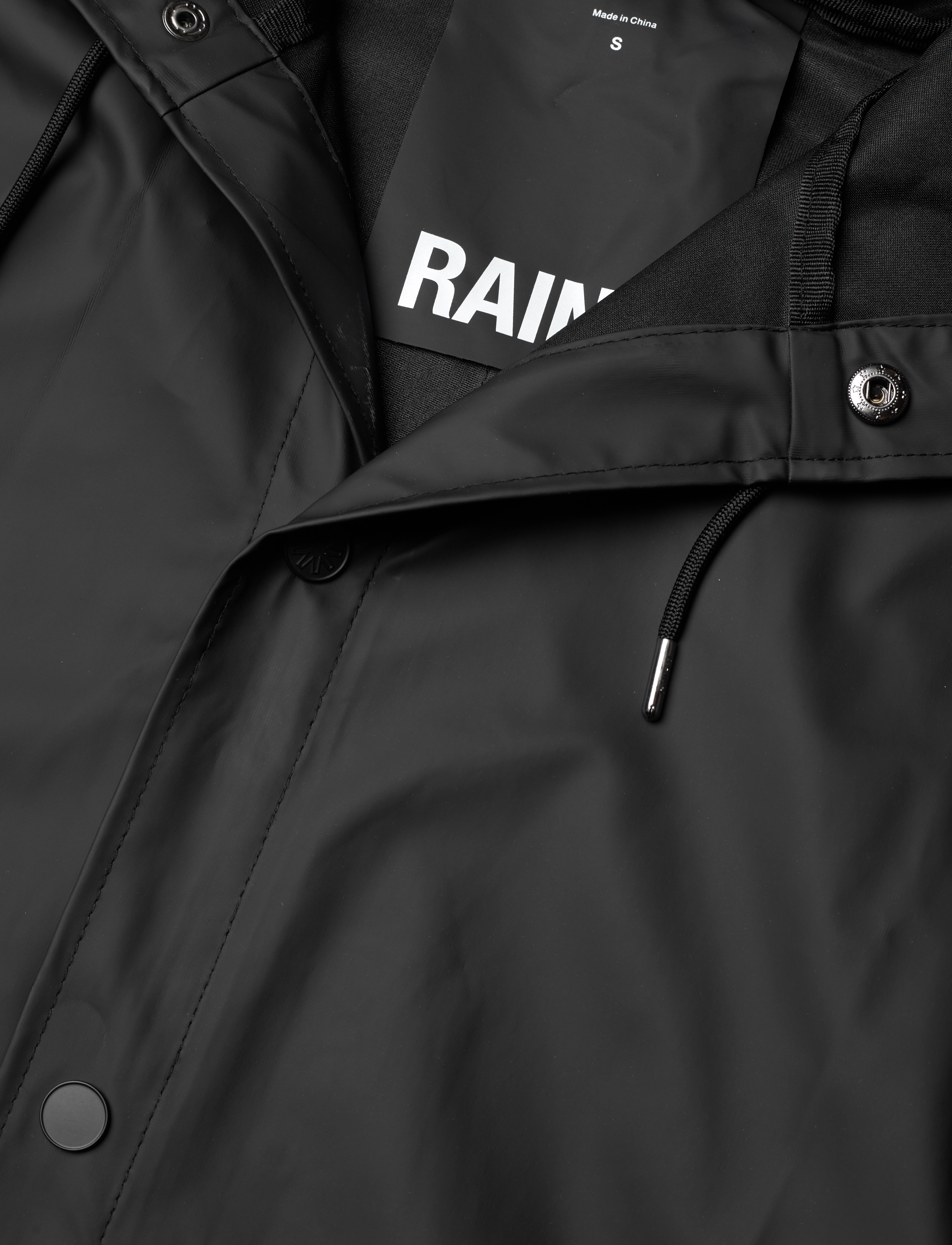 Rains - Longer Jacket - regnjakker - black - 4