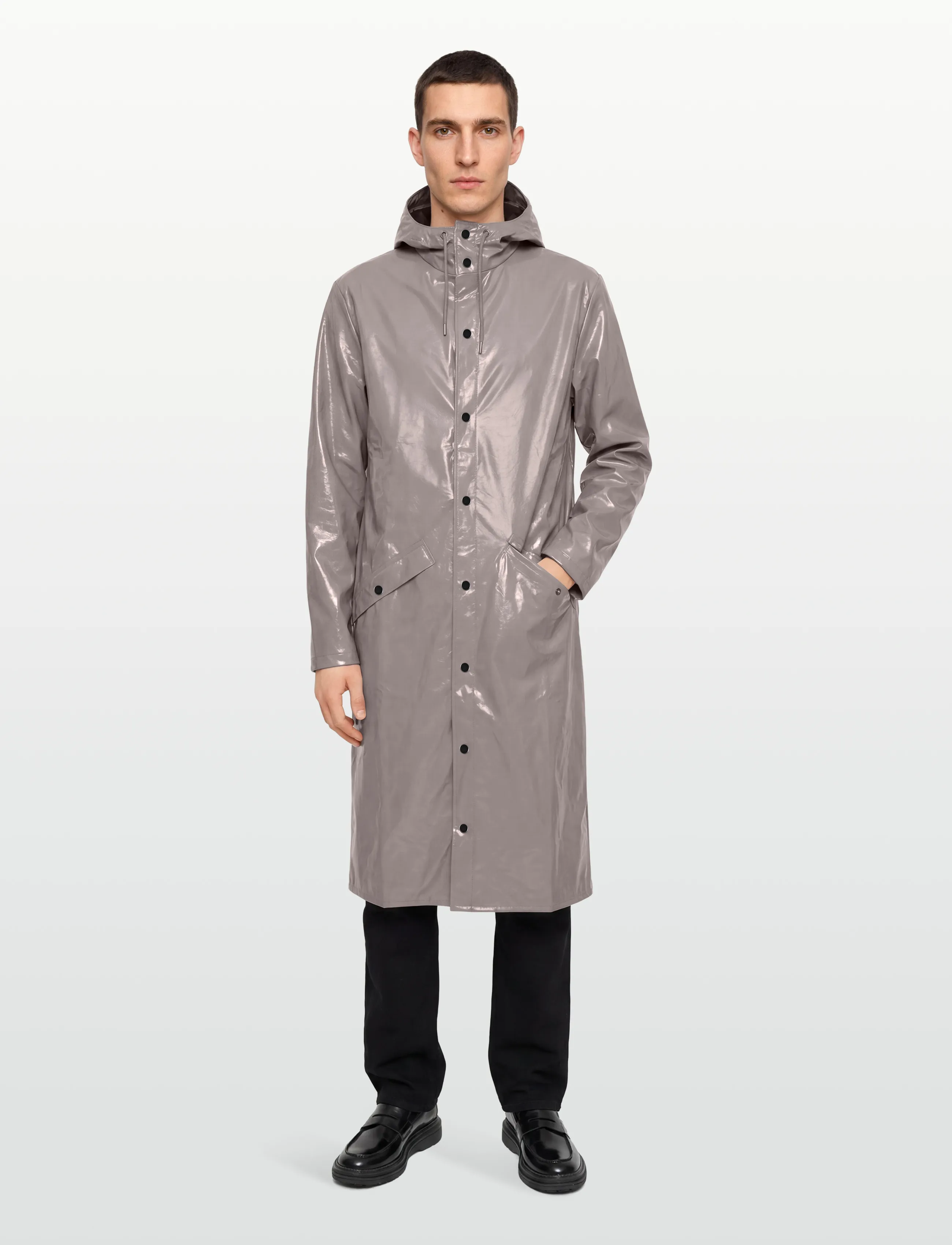 Rains - Longer Jacket W3 - regenmäntel - cinder glaze - 4