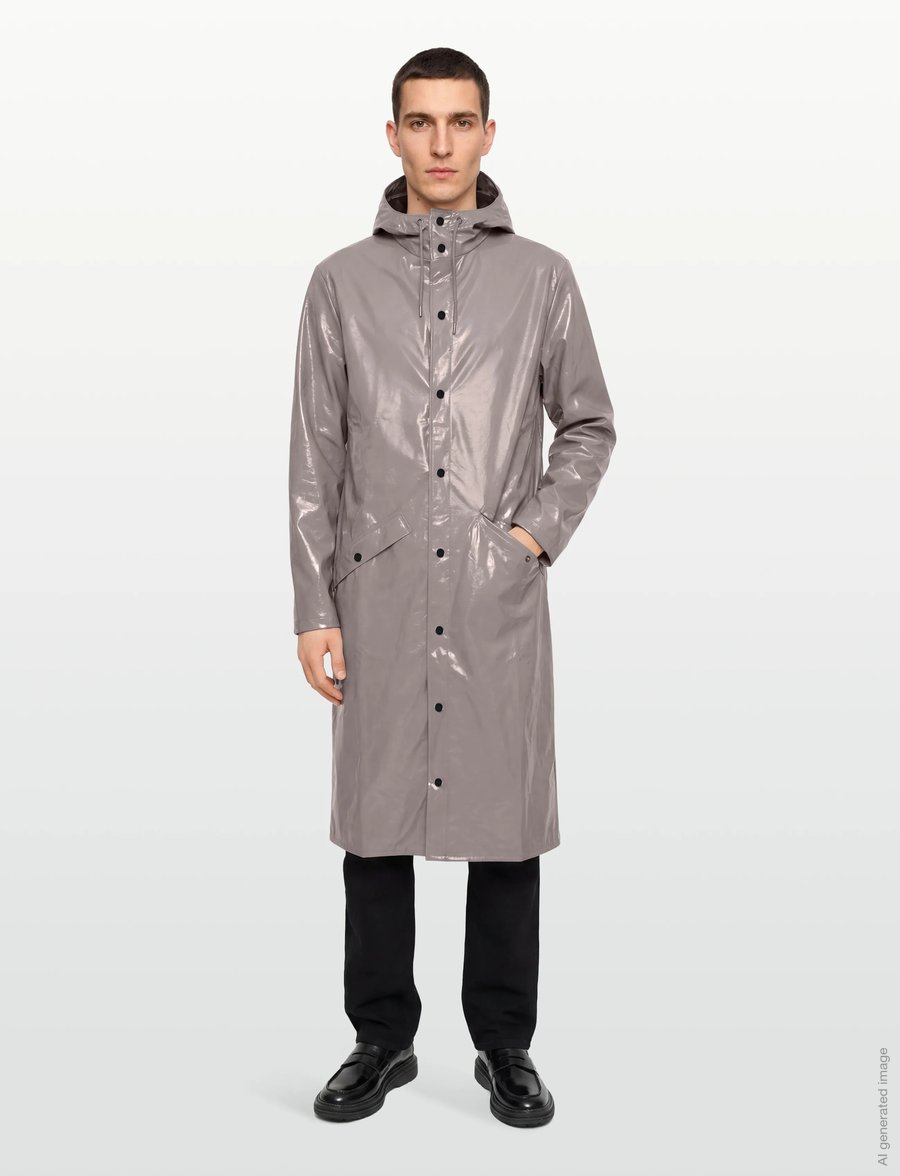 Rains - Longer Jacket W3 - regenmäntel - cinder glaze - 4