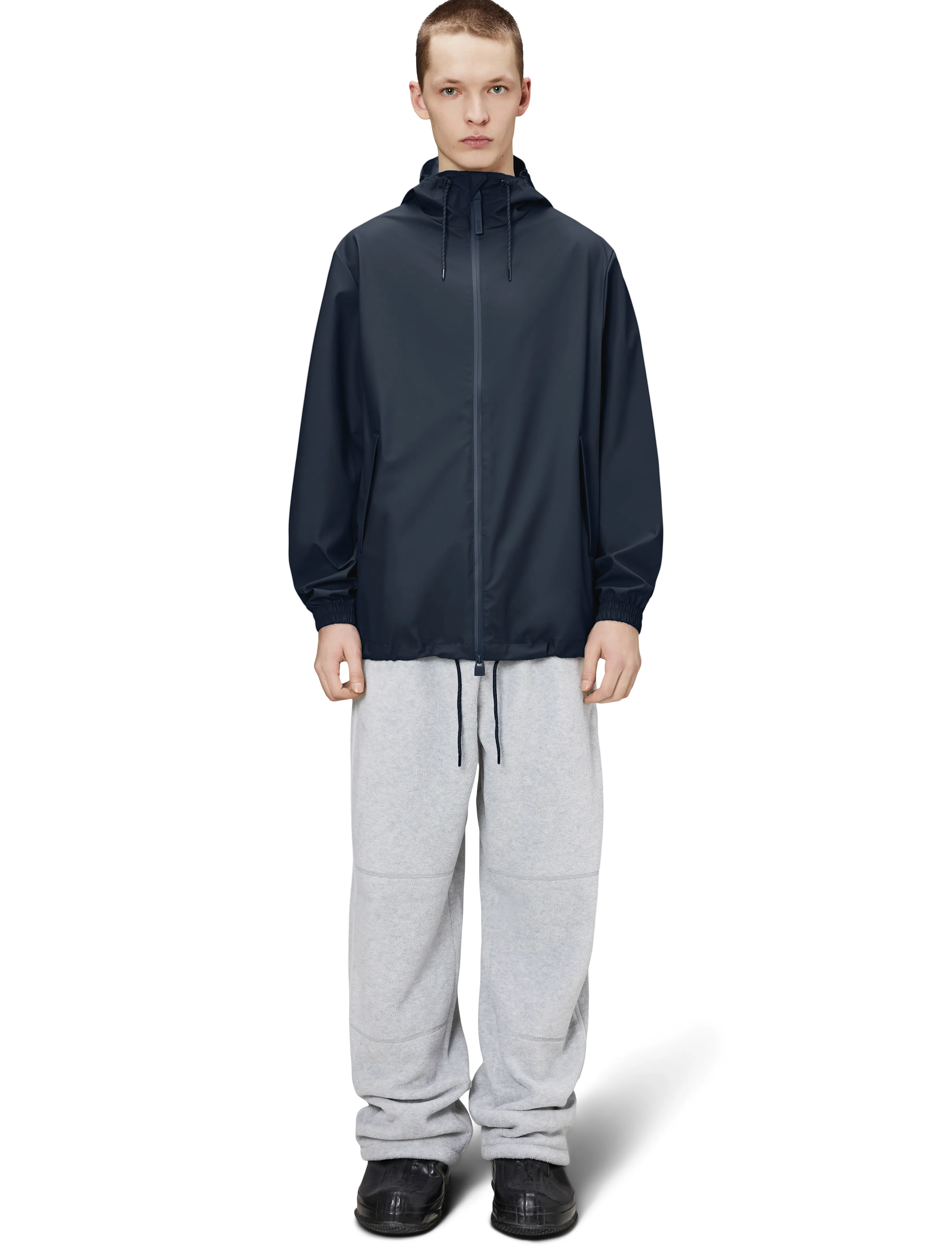 Rains Storm Breaker W3 Black-M, M, Rainwear, Marineblau - Rain Coats, Frauen