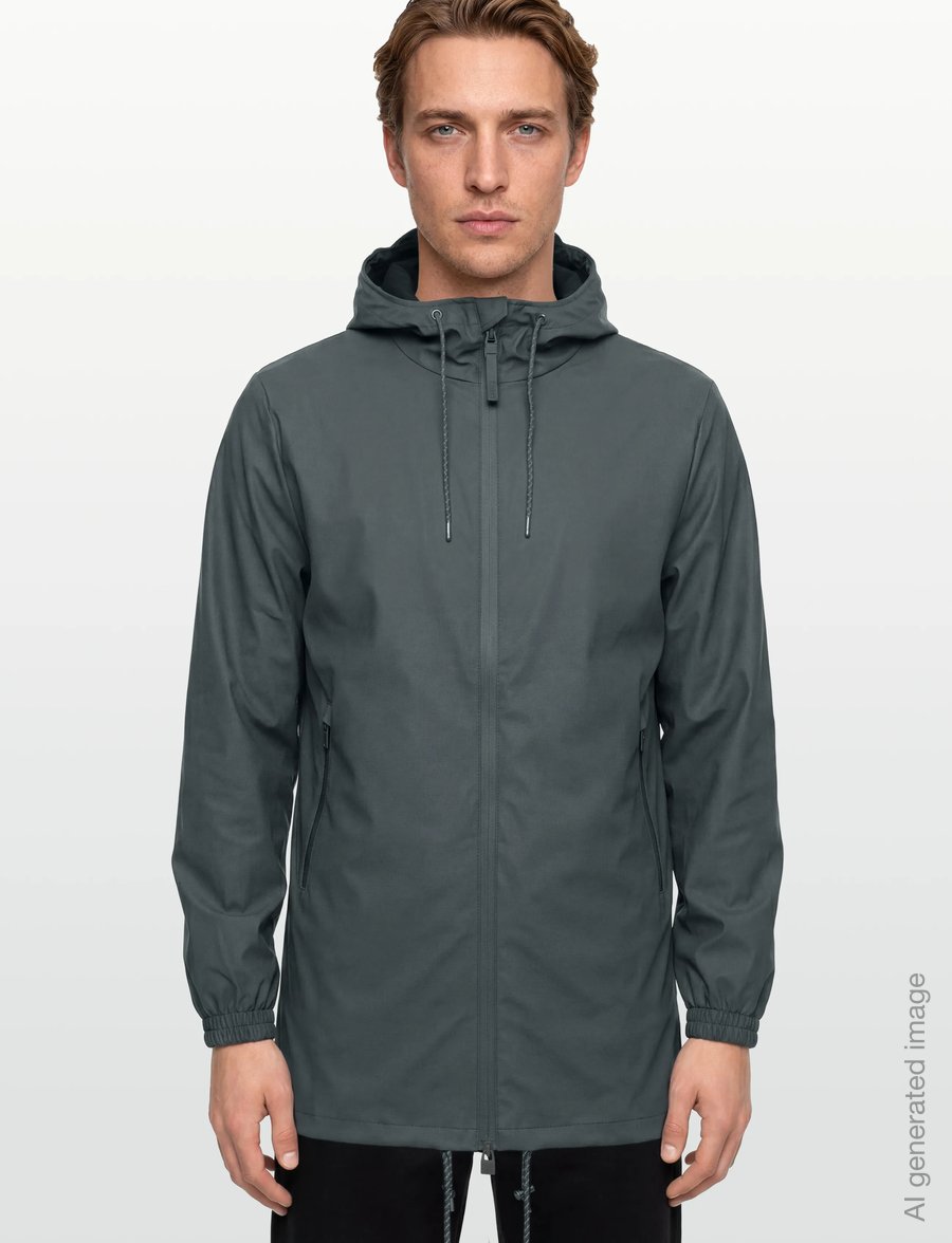 Rains - Storm Breaker W3 Black-M - regnjakker - dark grey - 3