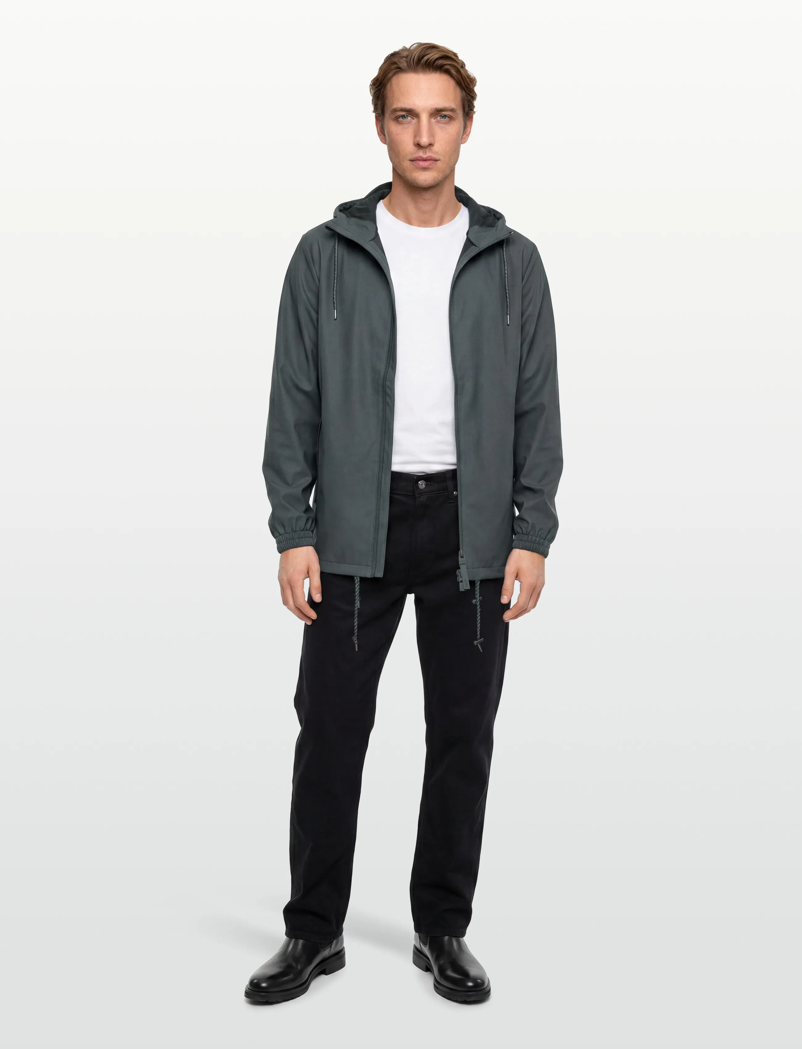 Rains - Storm Breaker W3 Black-M - regnjakker - dark grey - 4