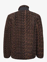 Rains - Heavy Fleece Jacket - 42 wood-black monogram - 1