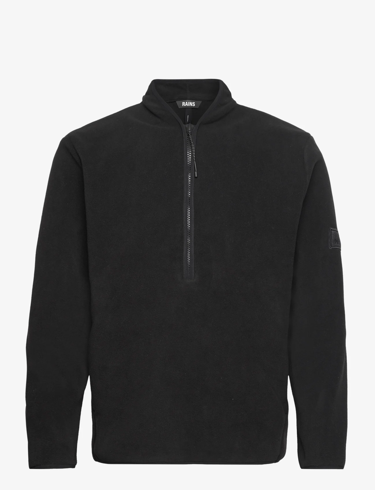 Rains - Fleece Pullover T1 - mid layer jackets - black - 0