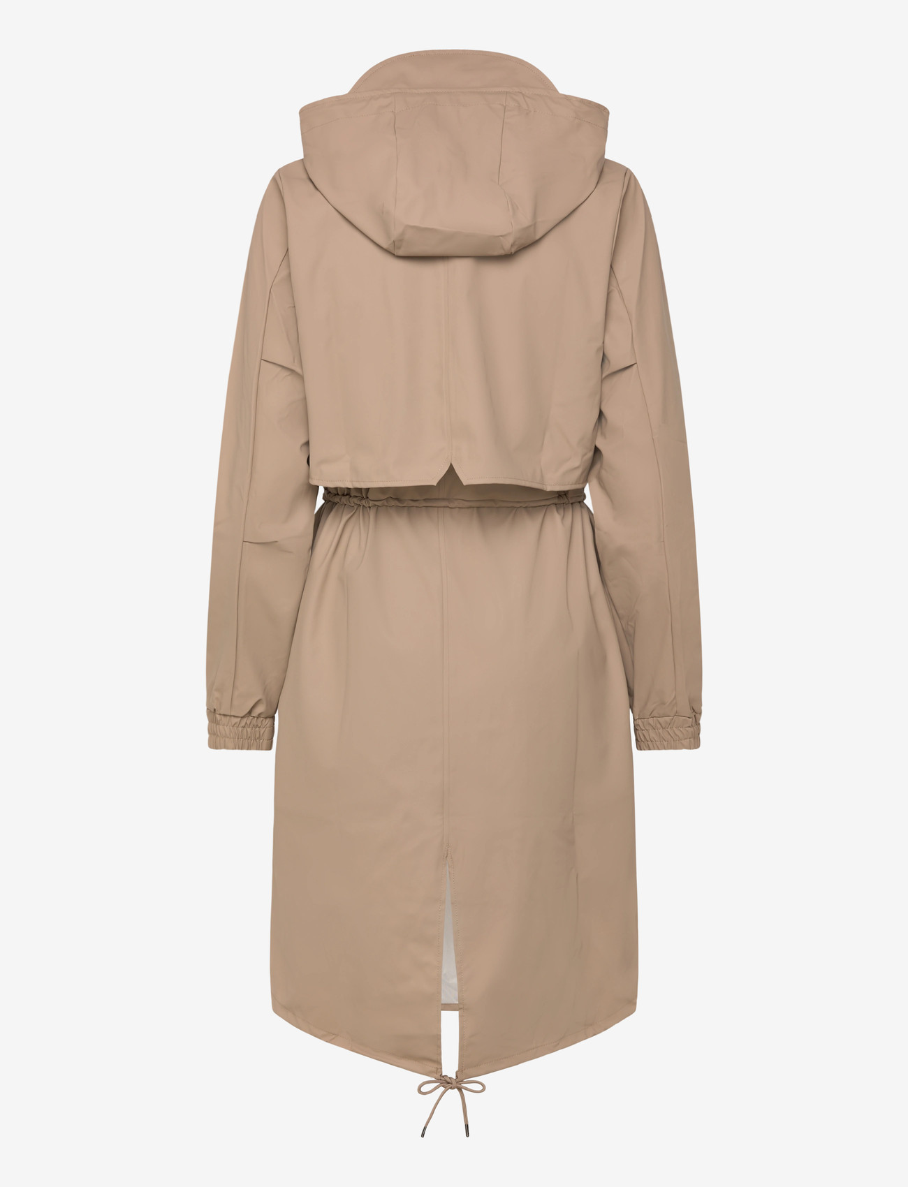 Rains - String W Parka W3 - regnjackor - beige - 1