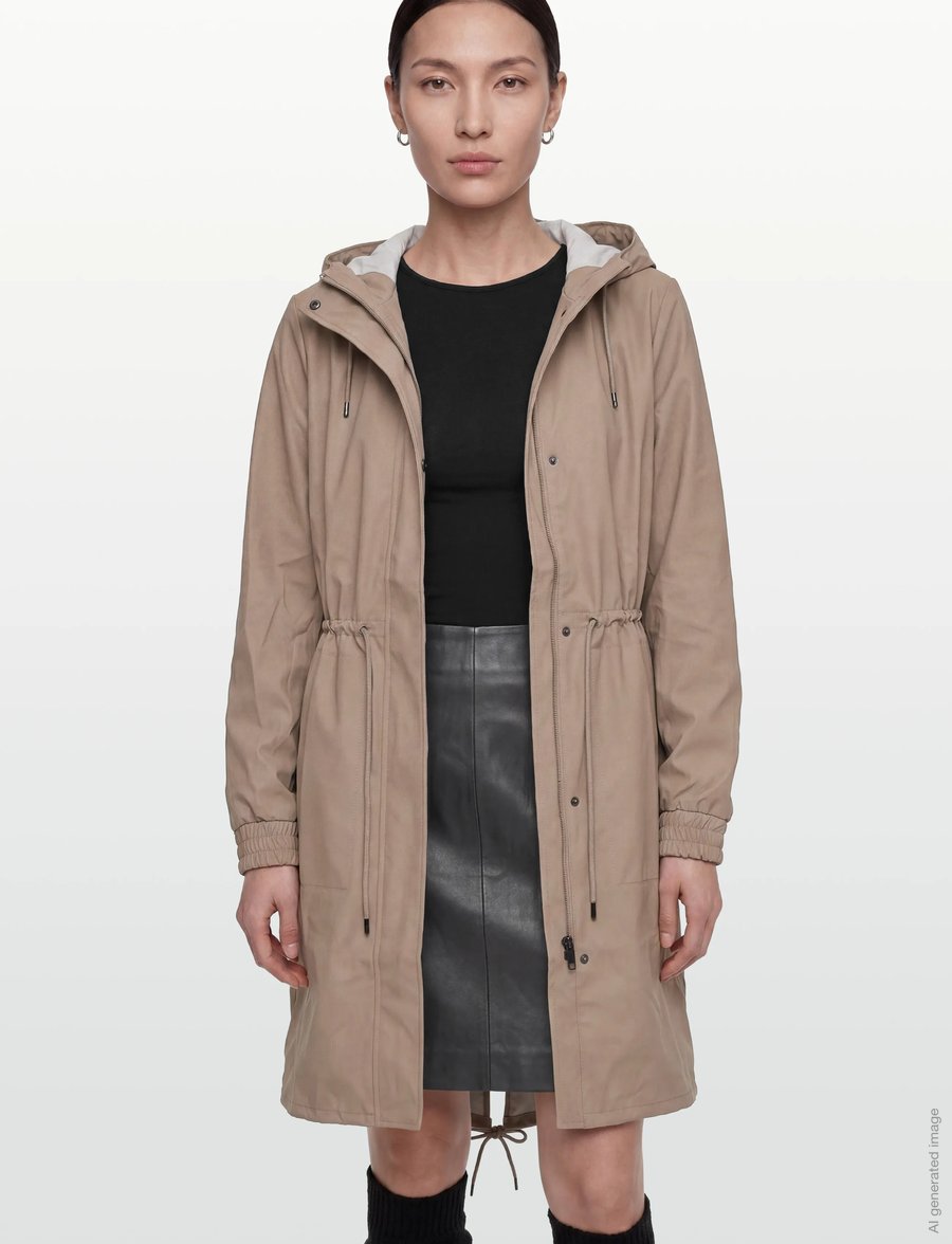 Rains - String W Parka W3 - beige - 3