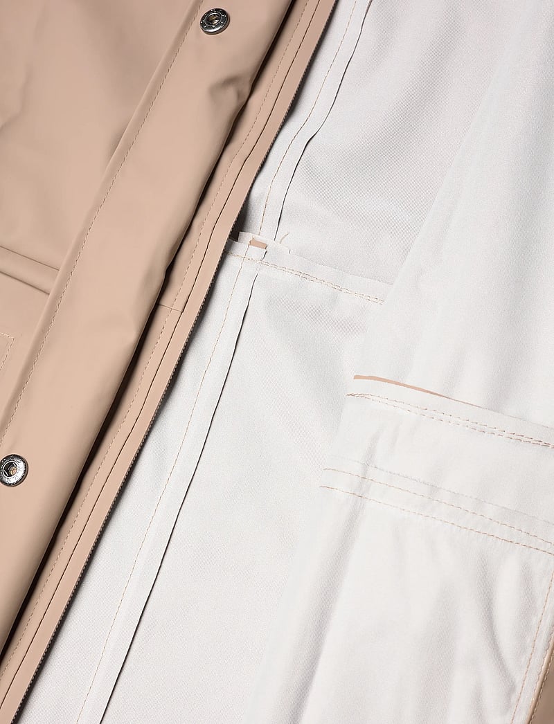 Rains - String W Parka W3 - regnjackor - beige - 5