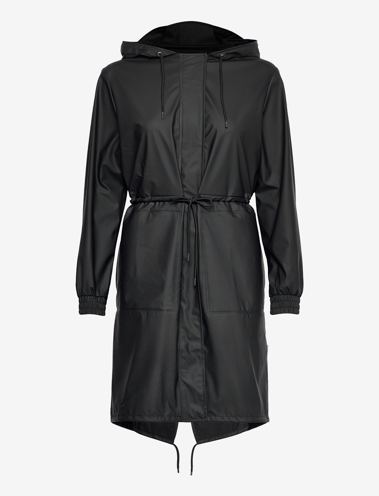 Rains - String W Parka W3 - regnjakker - black - 1