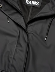 Rains - String Parka - rain coats - black - 2