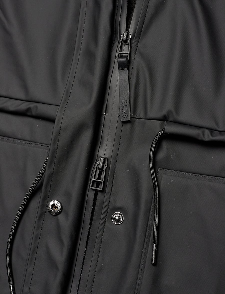 Rains - String W Parka W3 - black - 4