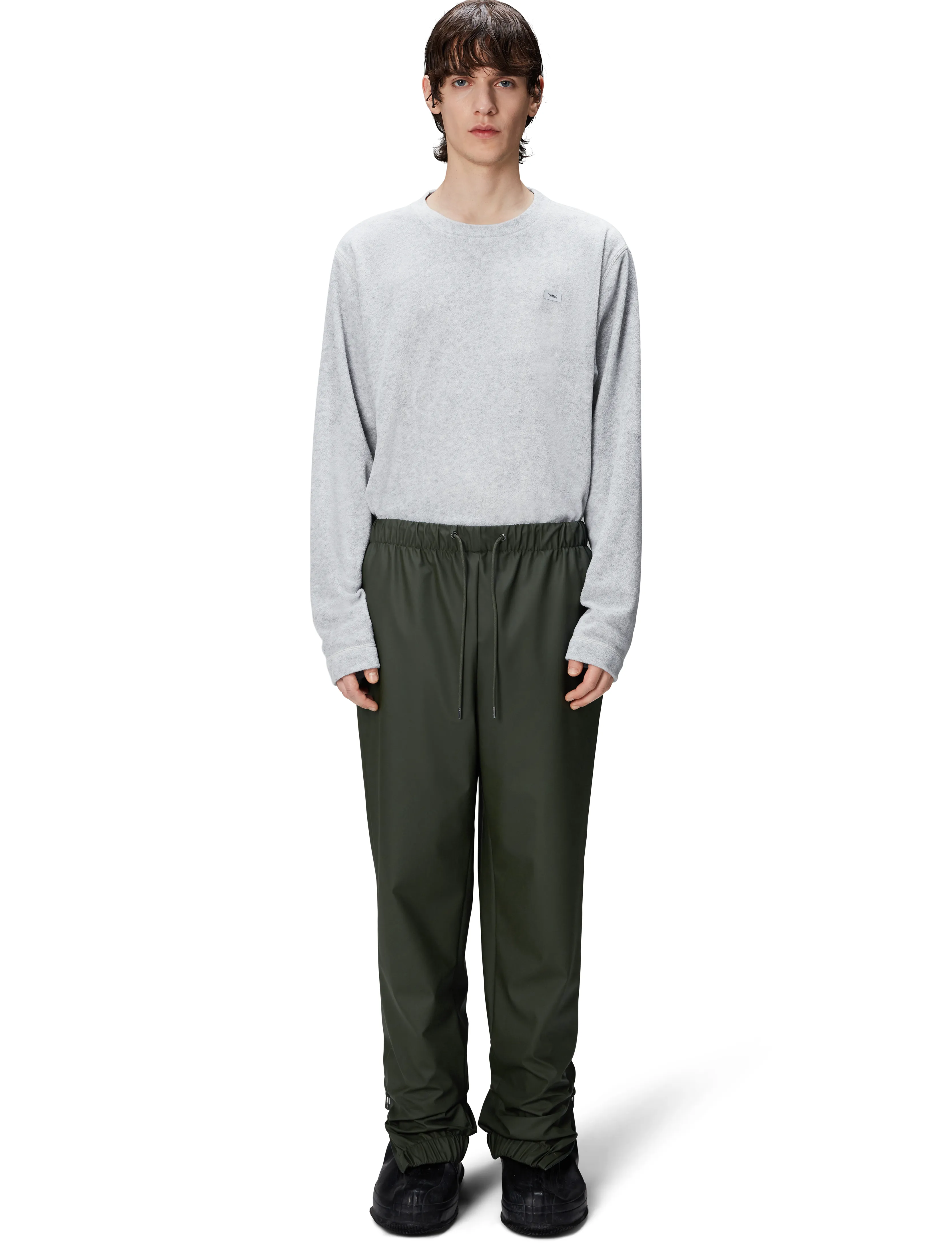 Rains Rain Pants Regular W3, S, Rainwear, Khakigrün - Pants, Frauen