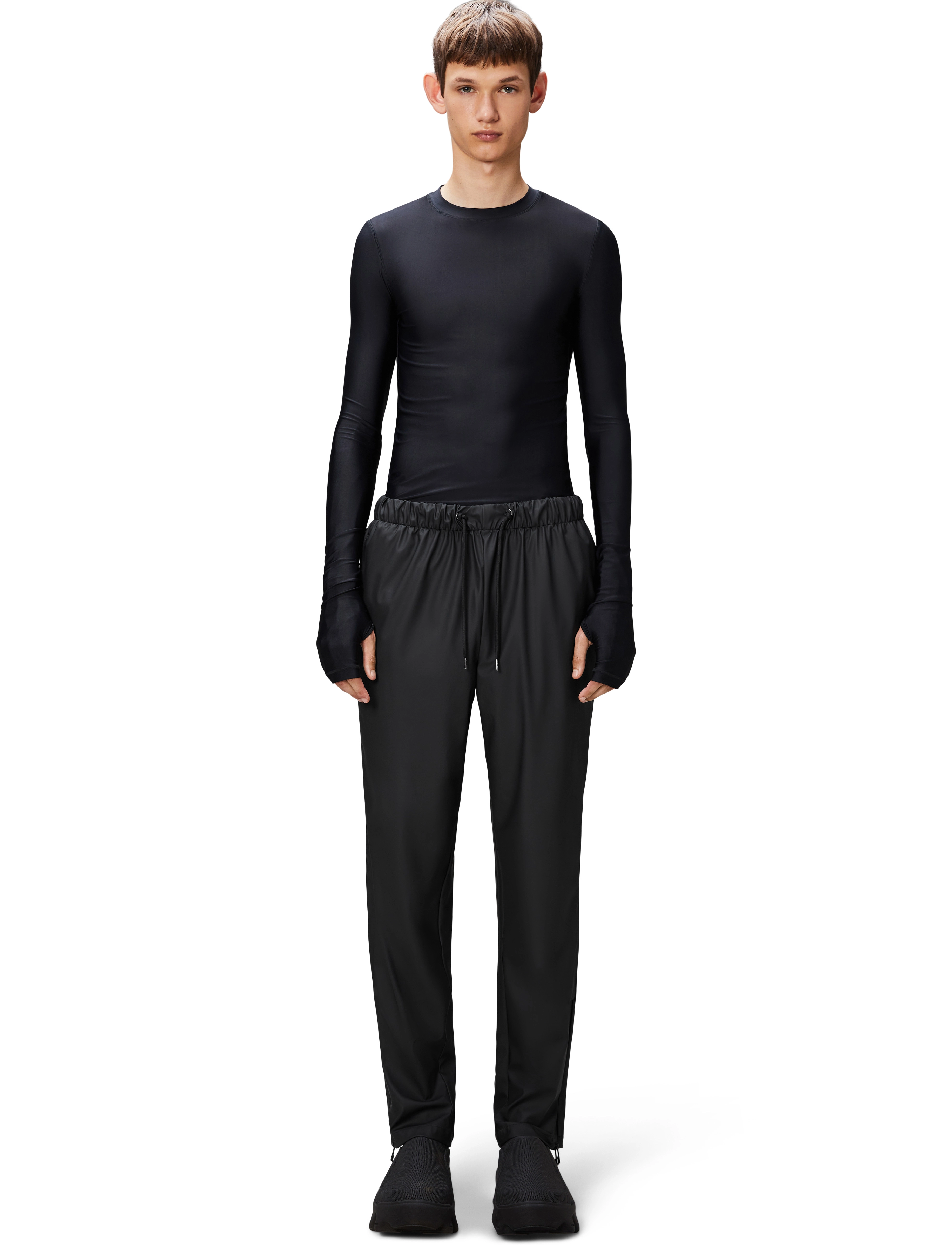 Rains Rain Pants Regular W3 - Regnbukser - BLACK / black
