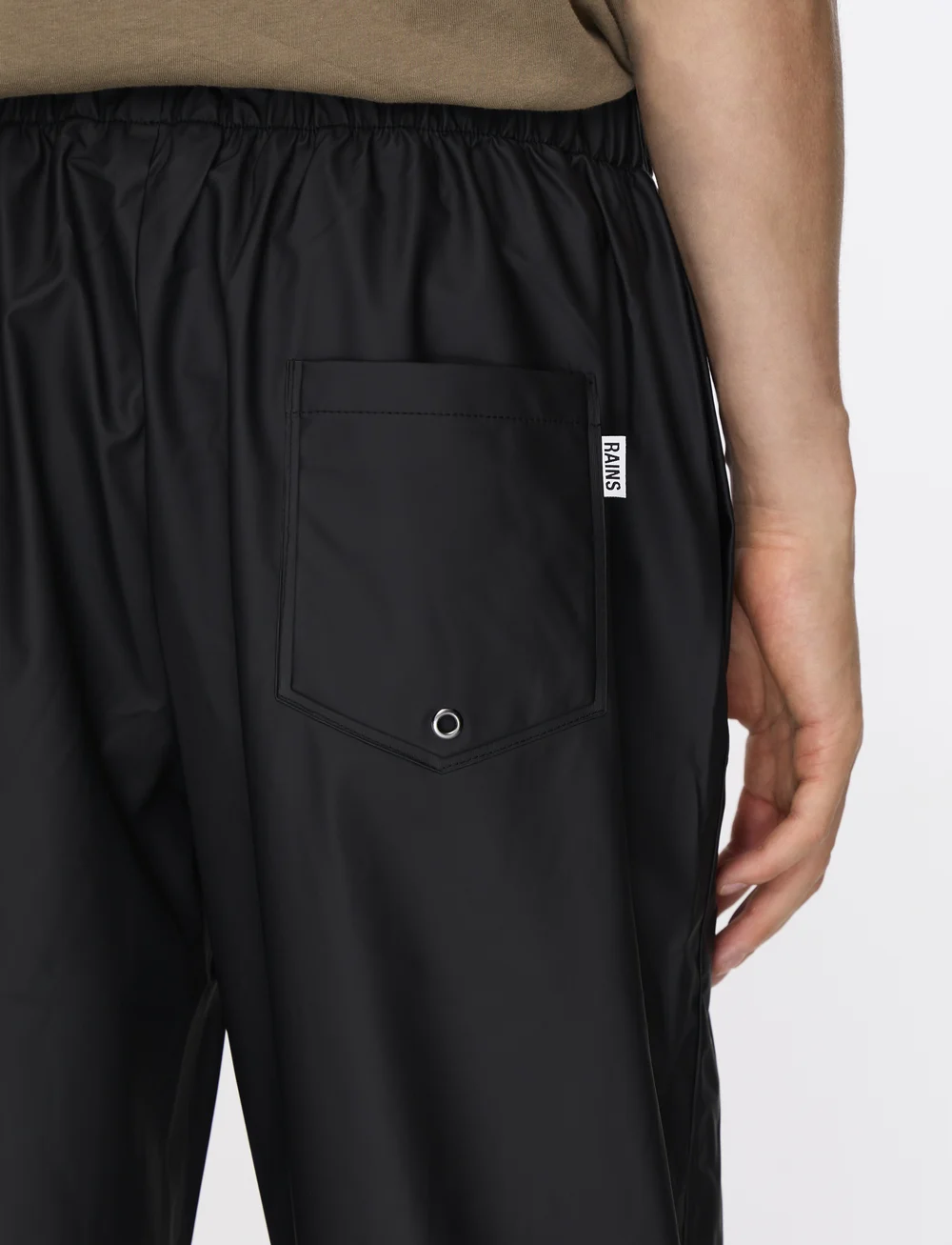 Rains - Rain Pants Regular W3 - regnbyxor - black - 5
