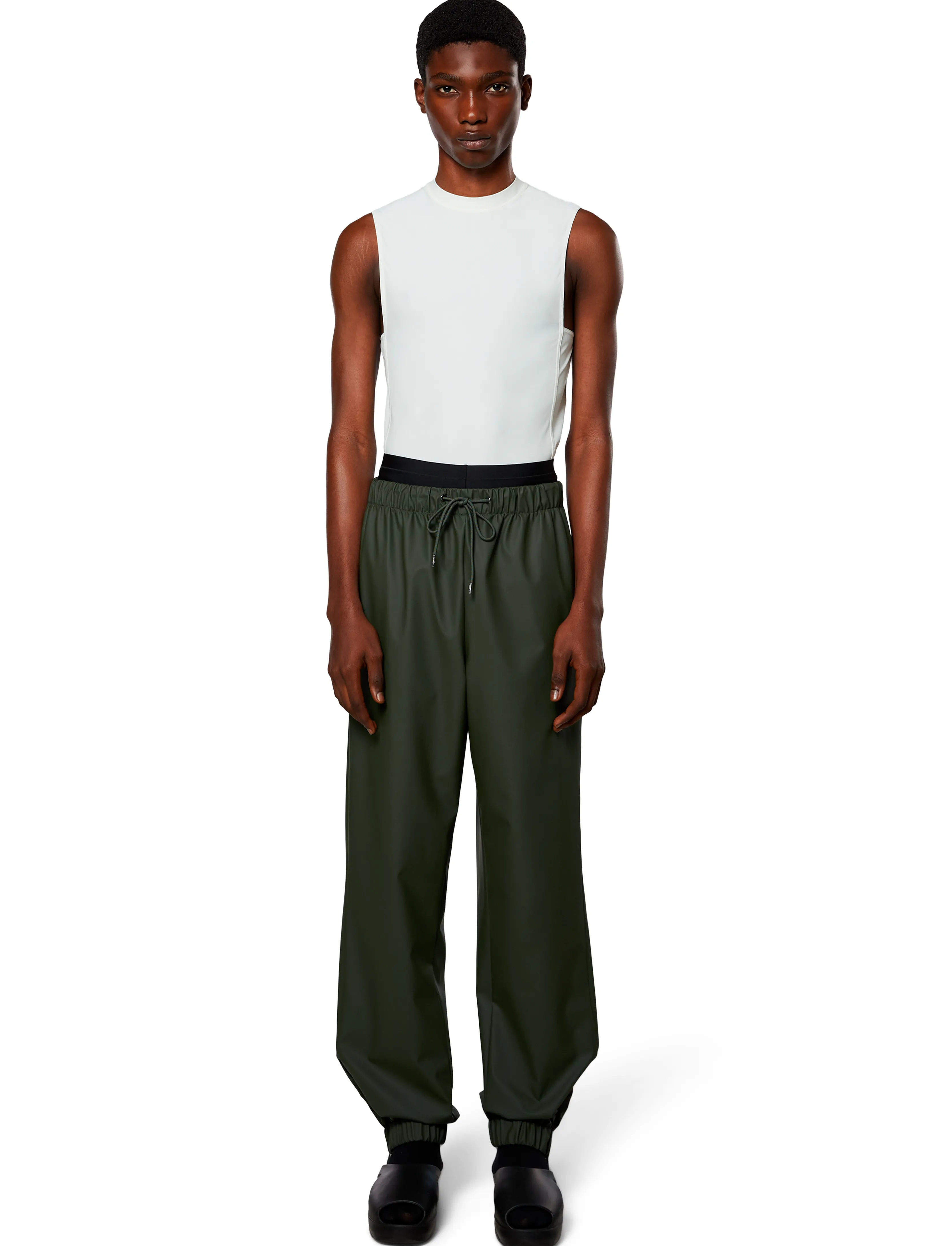 Rains Rain Pants Regular W3, XL, Rainwear, Grün - Pants, Frauen