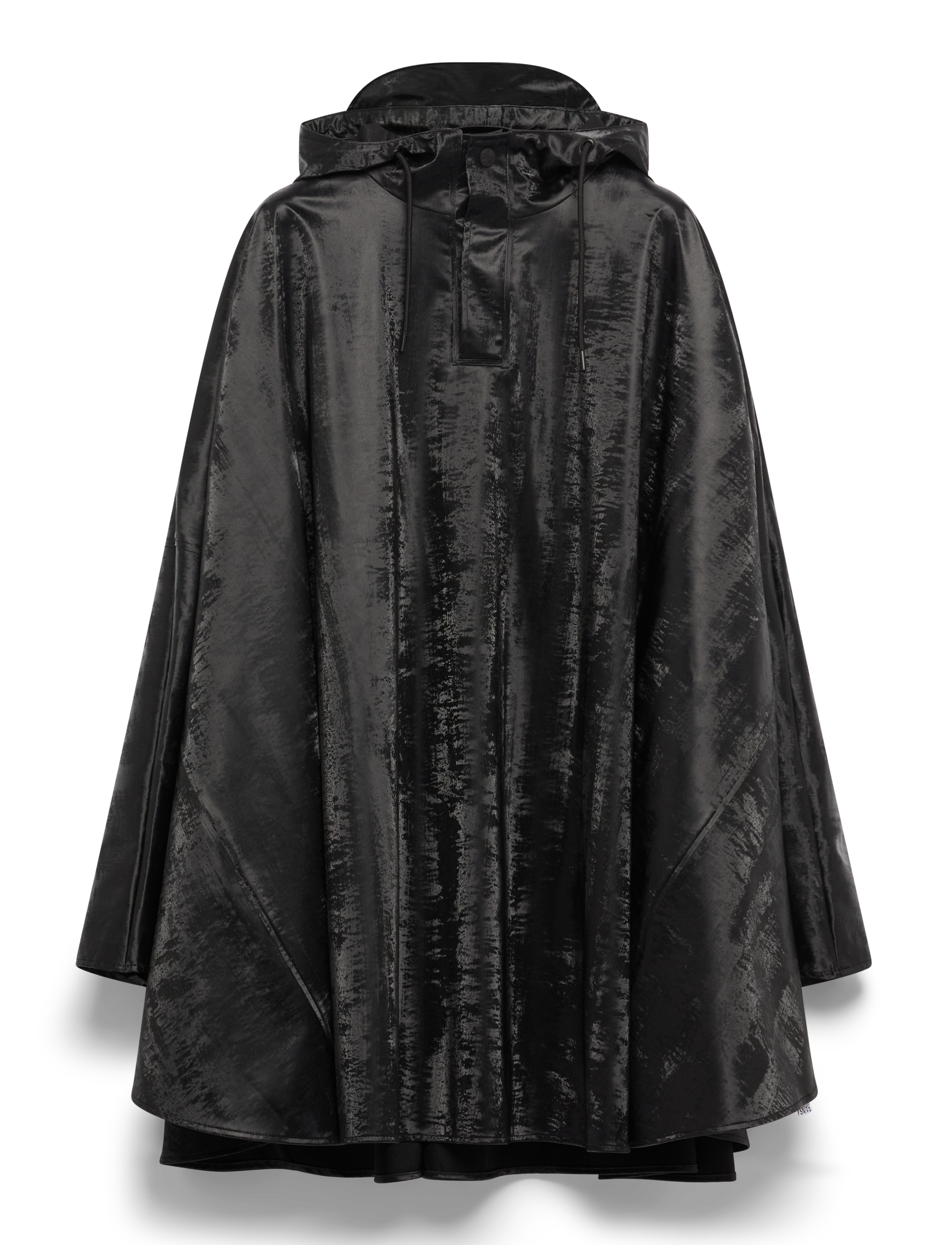 Rains Cape W3, S, Rainwear, Schwarz - Rain Coats, Frauen