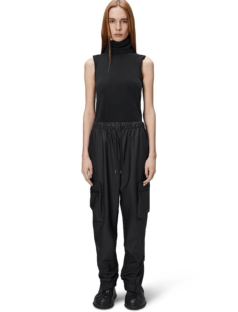 Rains - Cargo Rain Pants Regular W3 - wasserdichte hosen - black - 5