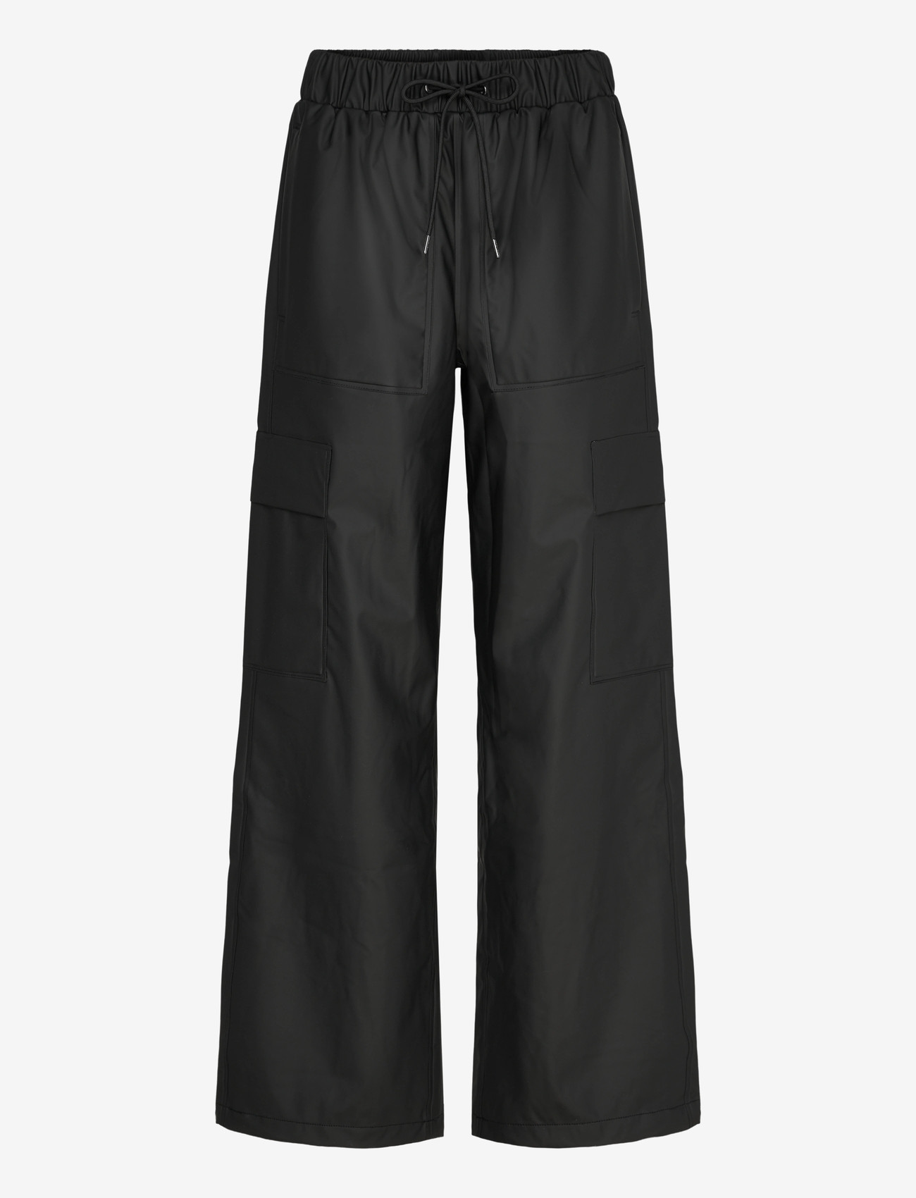Rains - Cargo Rain Pants Wide W3 - ytterkläder - black - 0