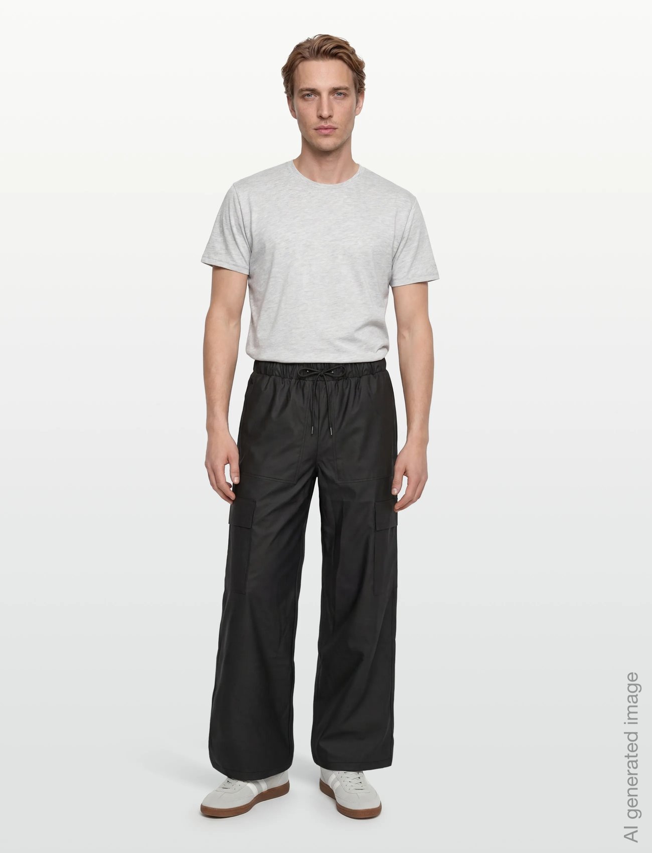 Cargo Rain Pants Wide W3
