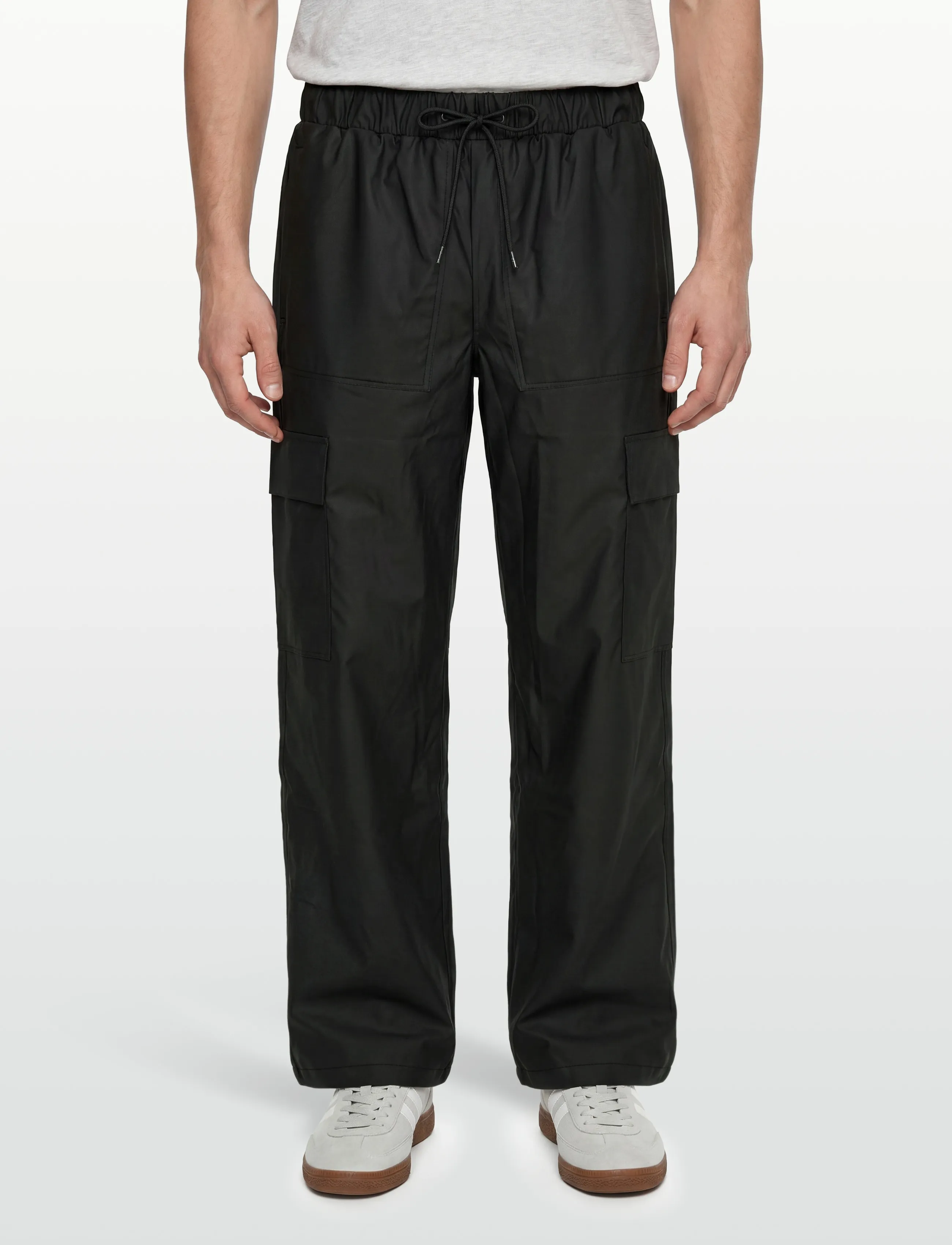 Rains - Cargo Rain Pants Wide W3 - ytterkläder - black - 3