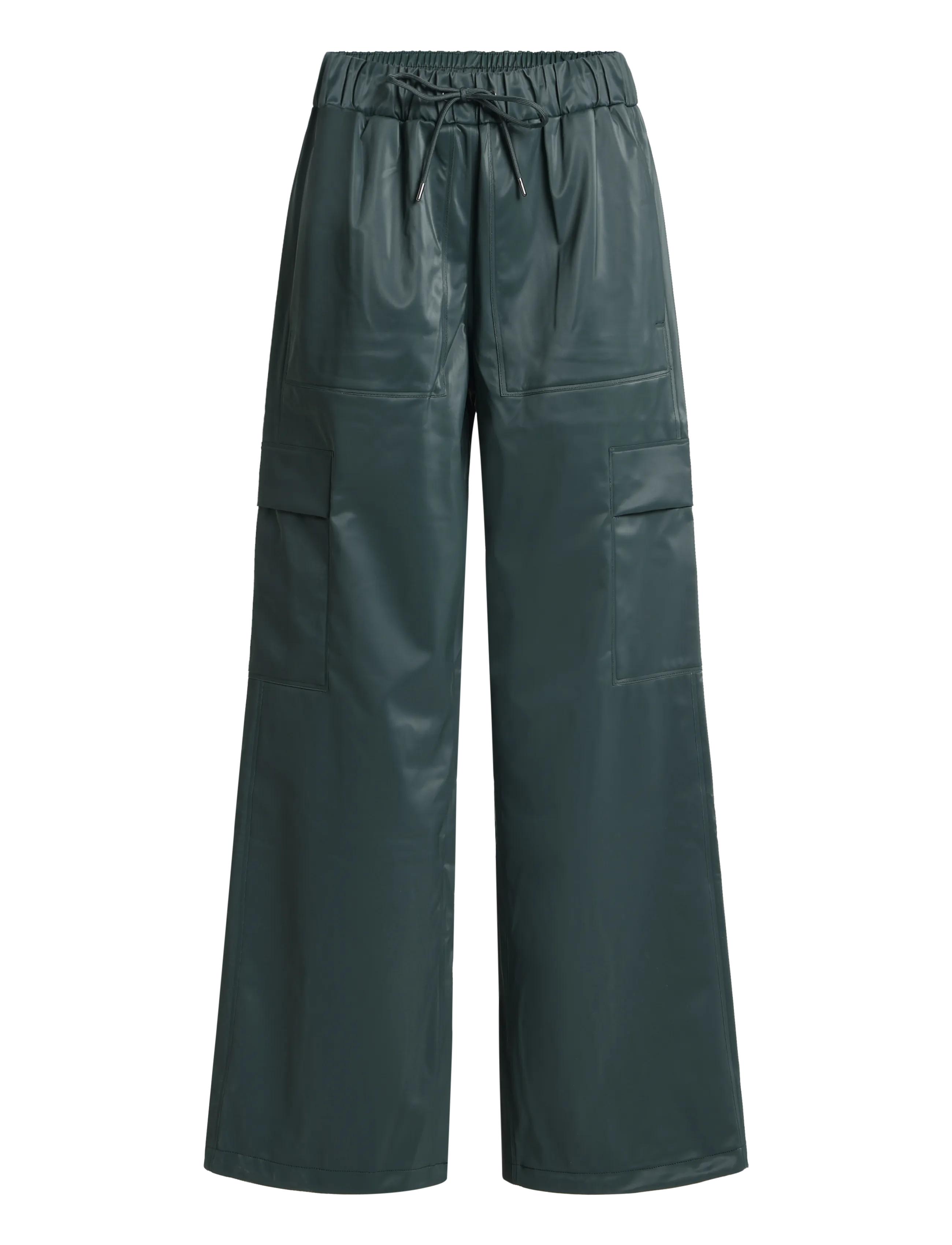 Rains Cargo Rain Pants Wide W3, Herren, Weite Cargo Regenhose, Grün, Gr.M