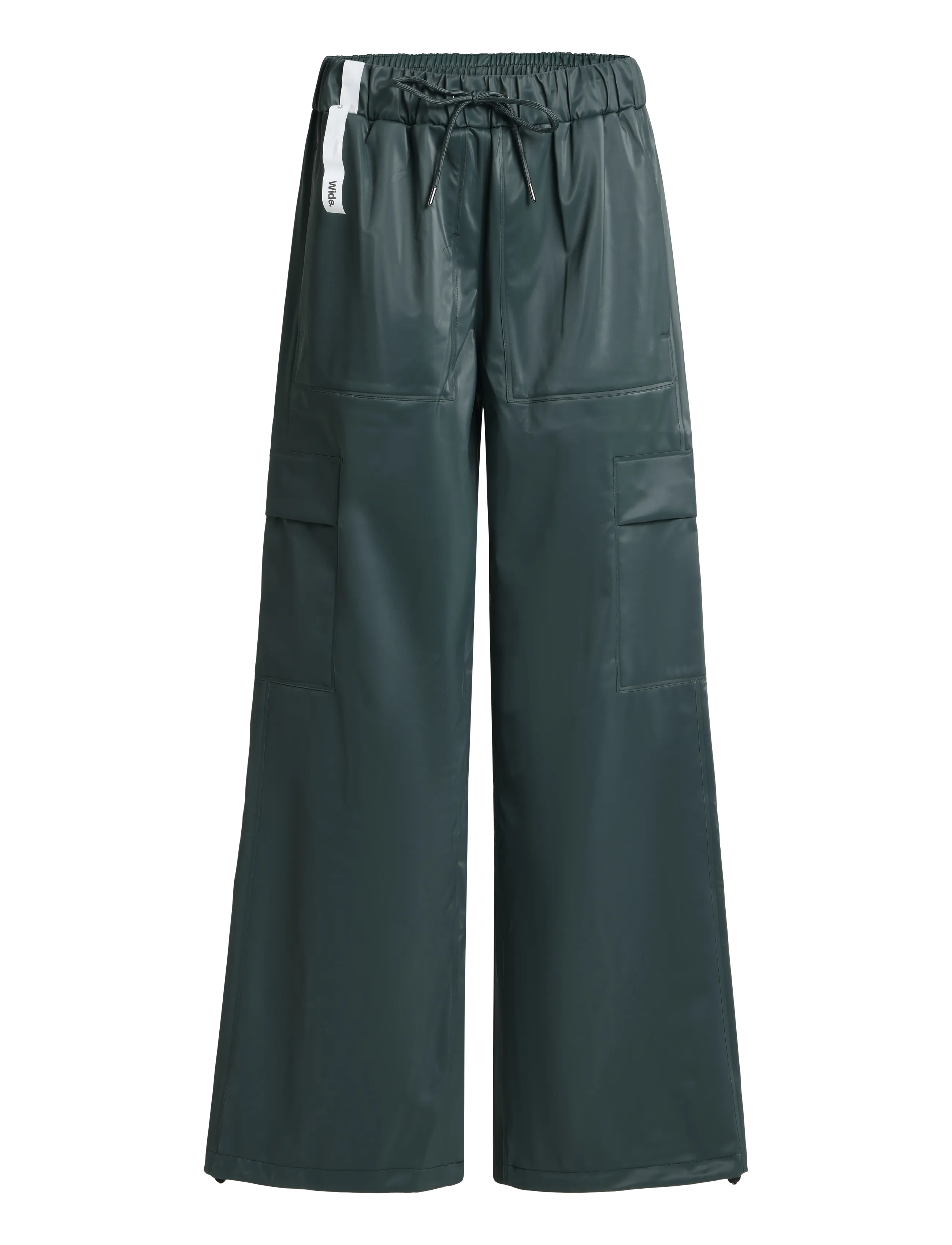 Rains Cargo Rain Pants Wide W3 - Wasserdichte Hosen - MYSTIQUE / green